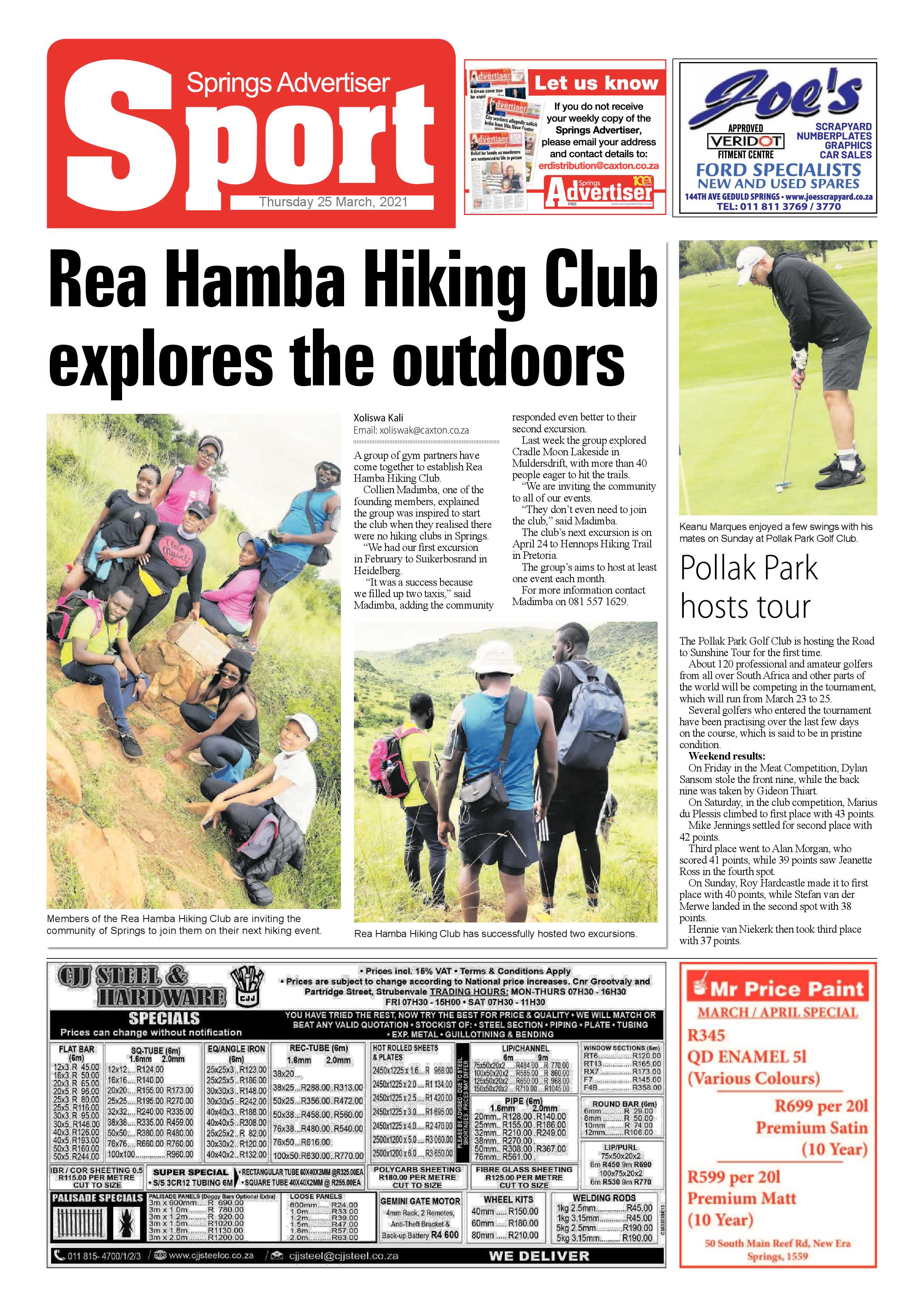 Springs Advertiser 25 March 2021 page 20