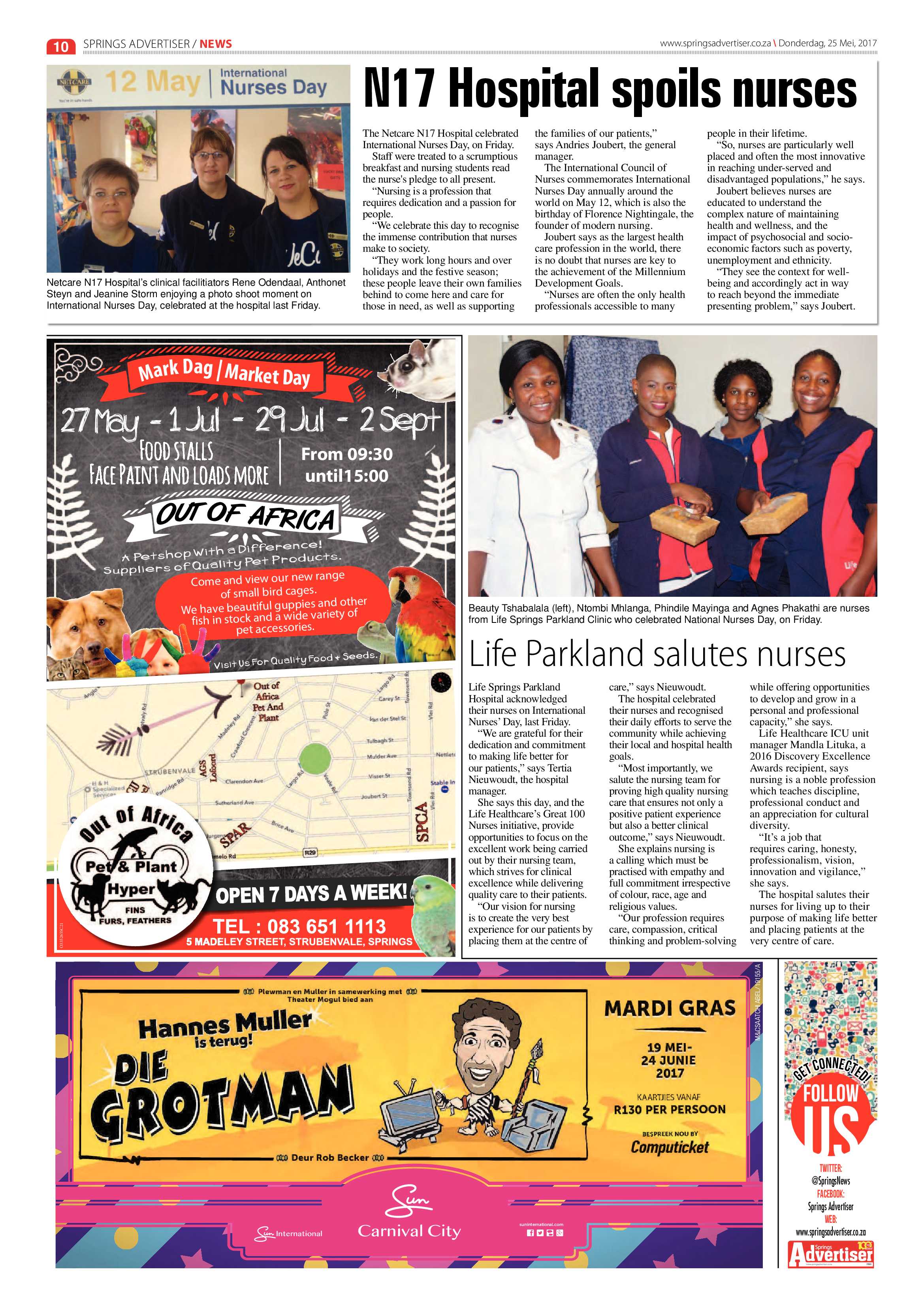 Springs Advertiser 25 May 2017 page 10