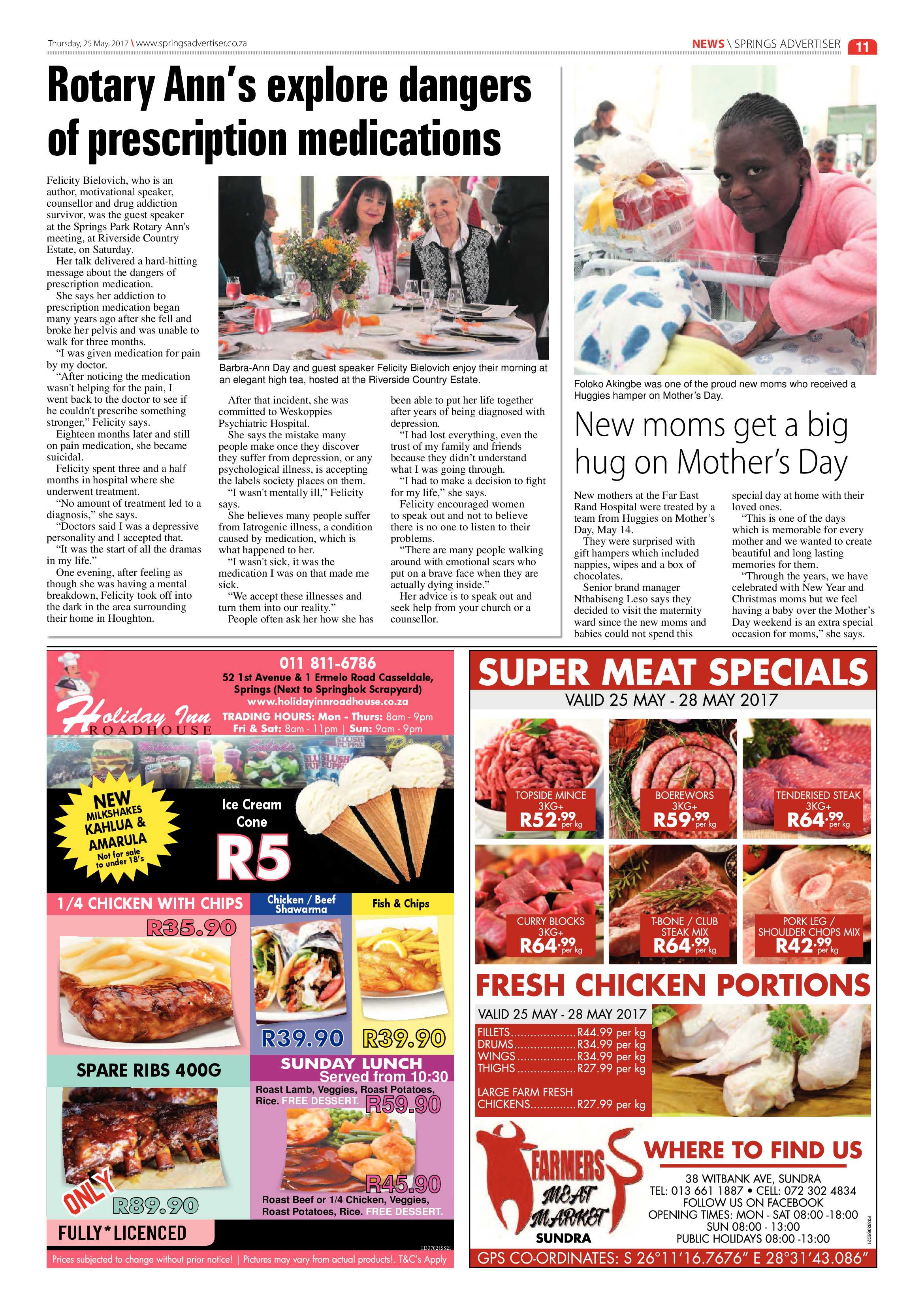 Springs Advertiser 25 May 2017 page 11