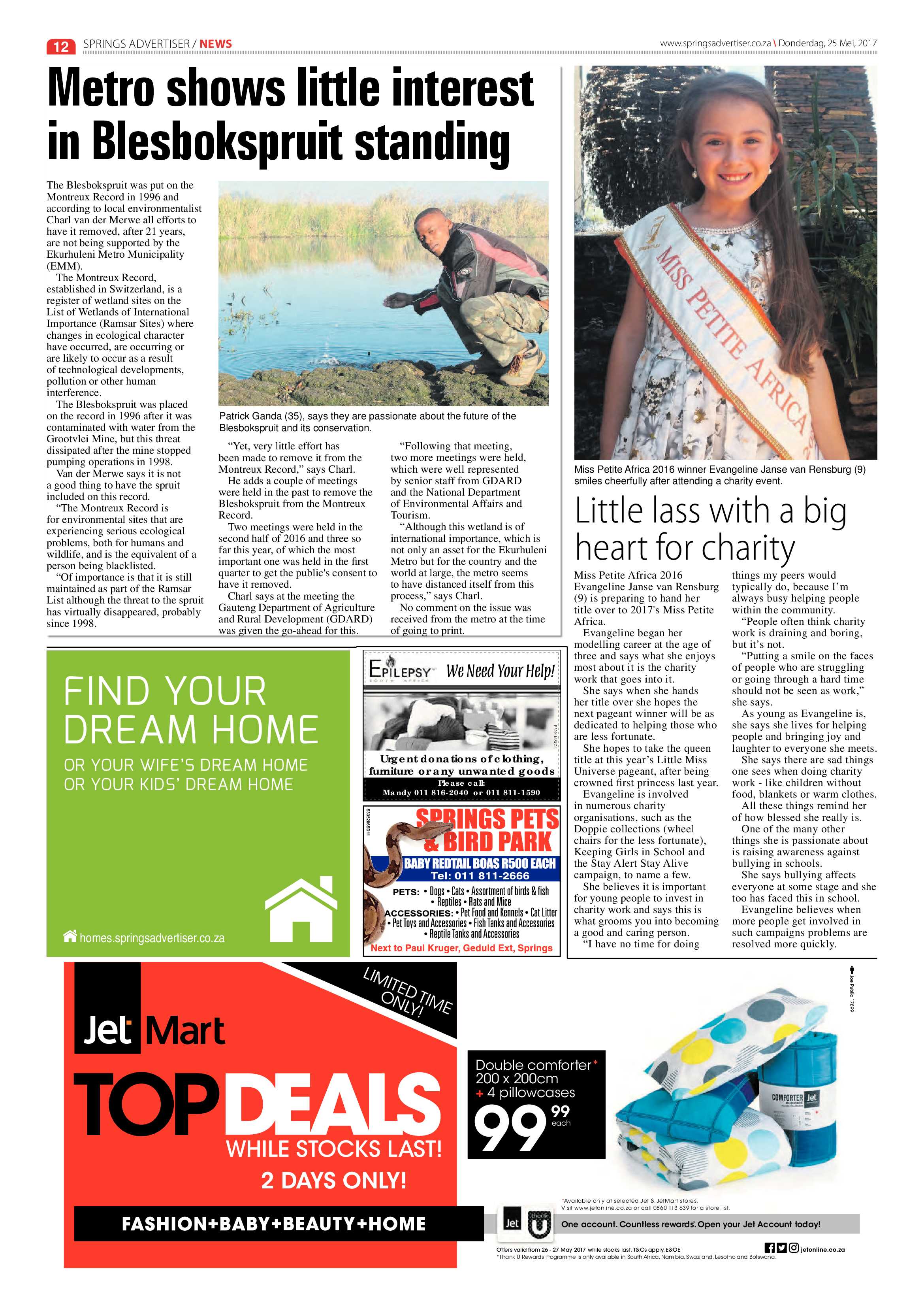 Springs Advertiser 25 May 2017 page 12