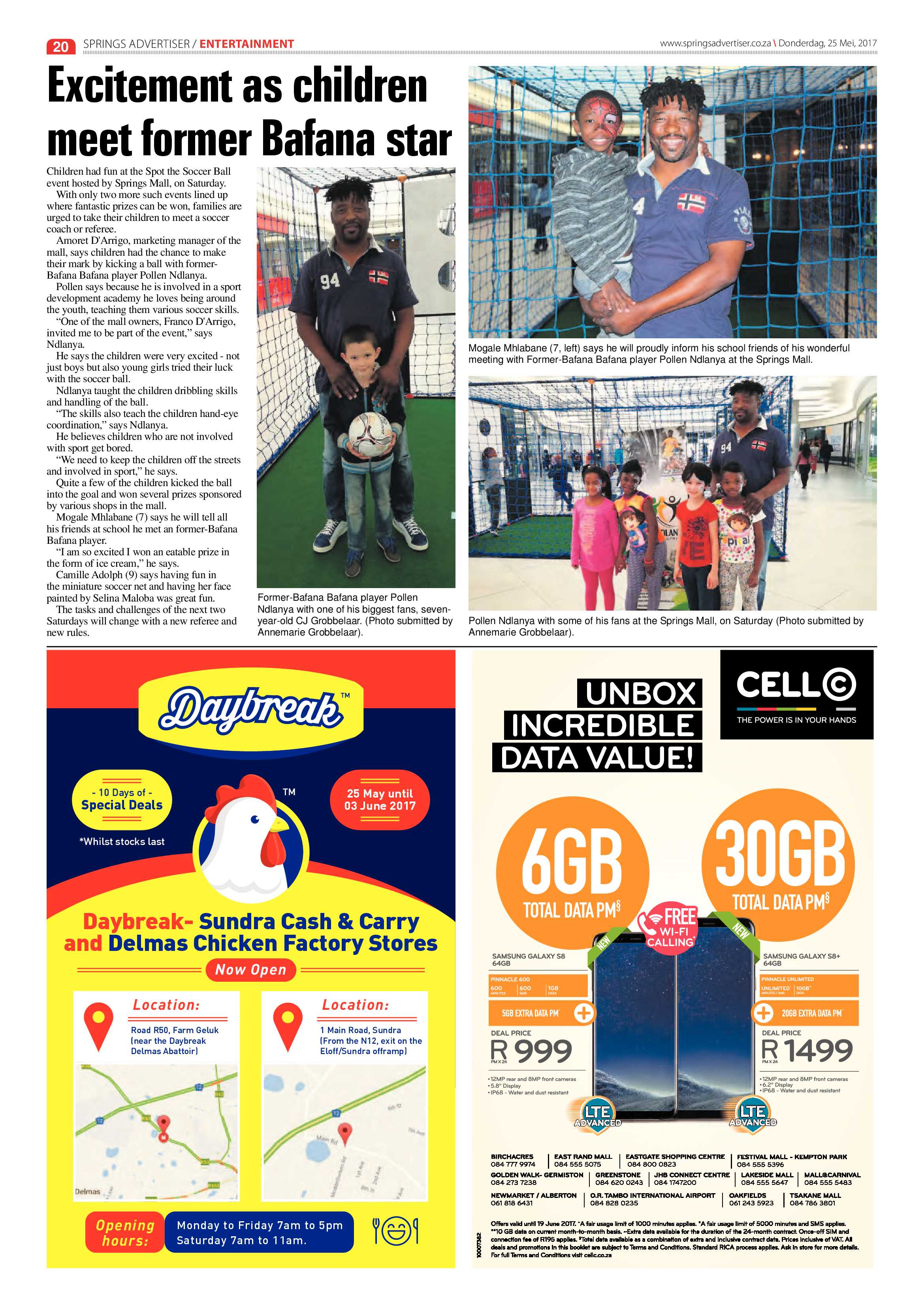 Springs Advertiser 25 May 2017 page 20