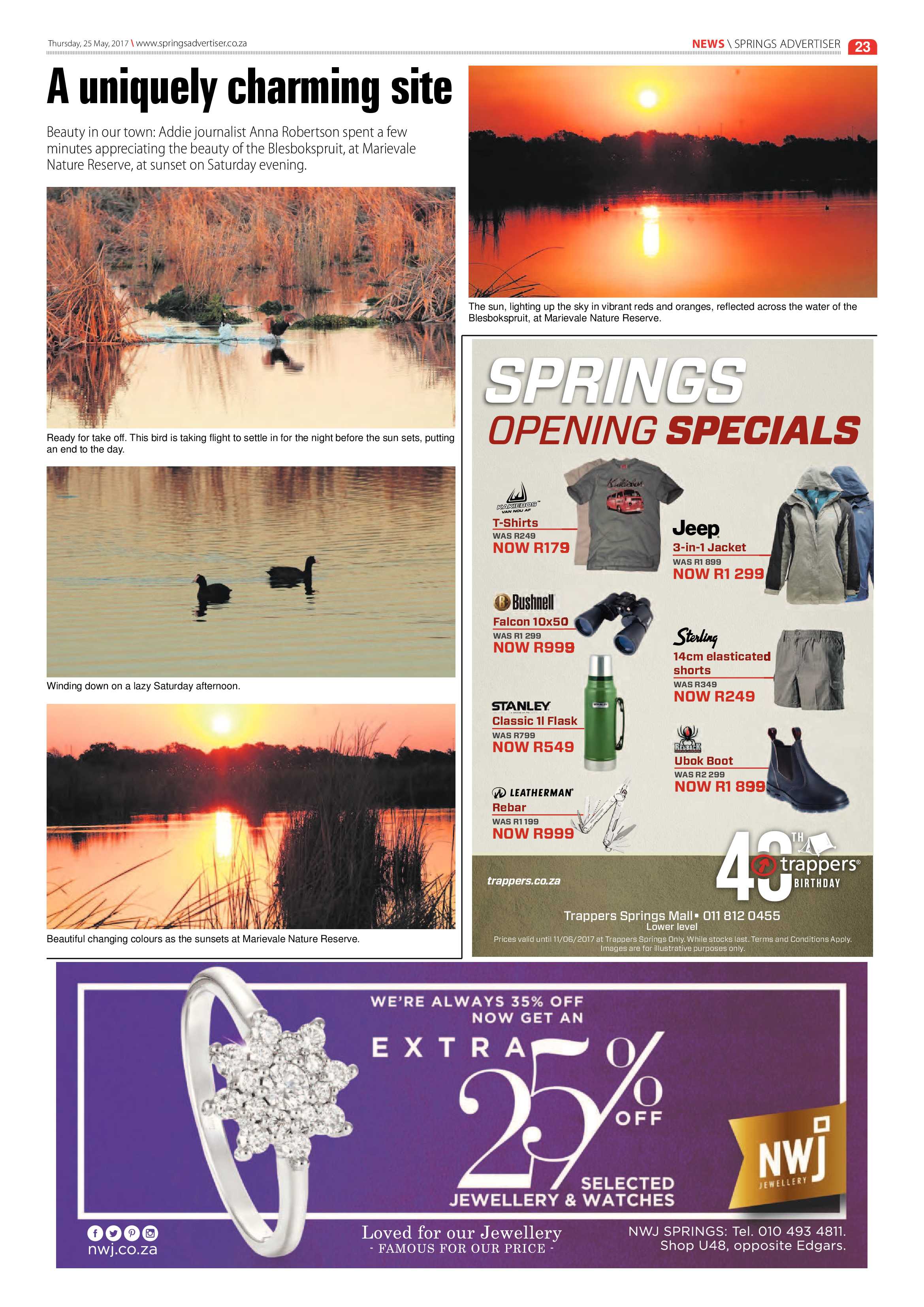 Springs Advertiser 25 May 2017 page 23