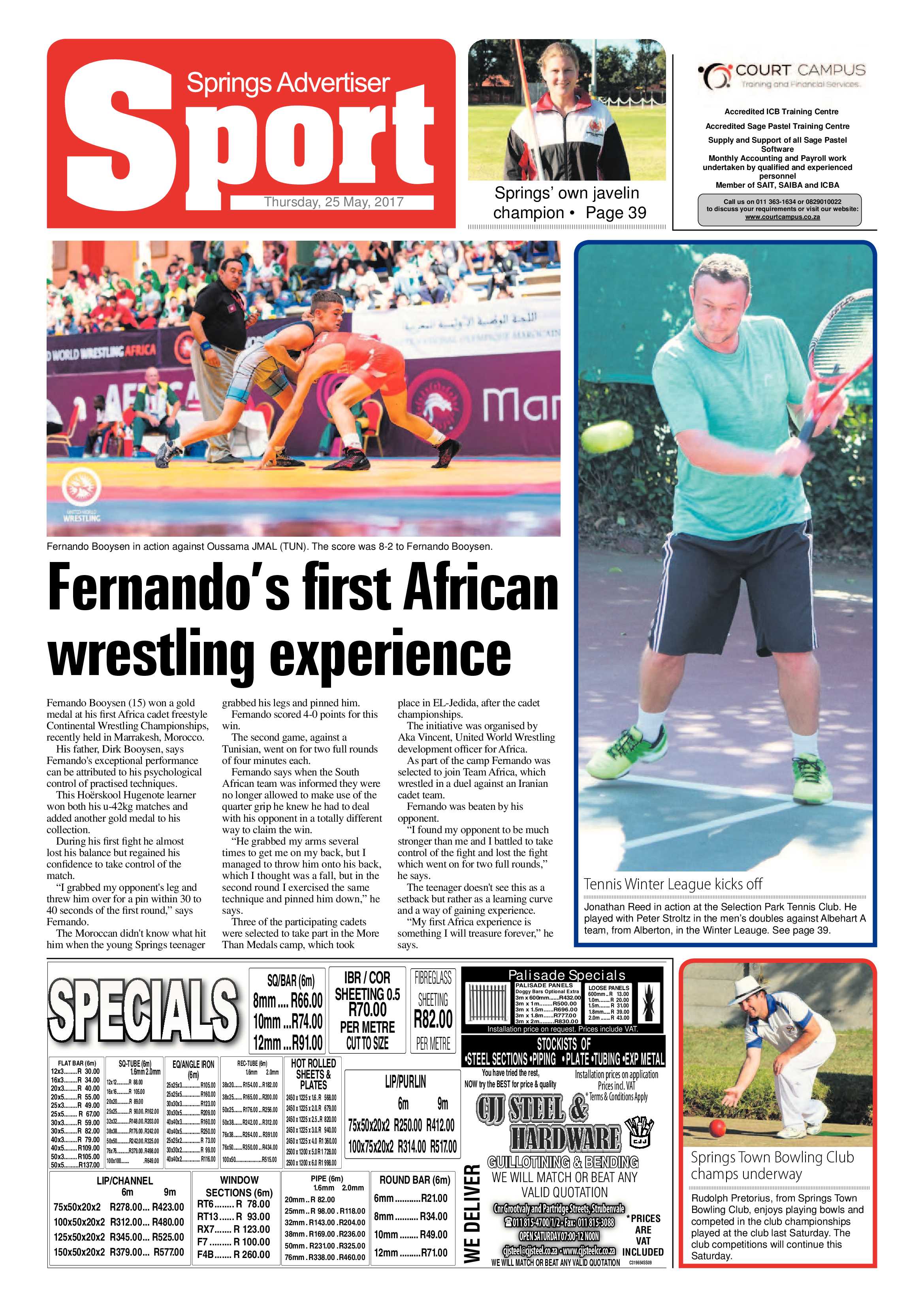Springs Advertiser 25 May 2017 page 40