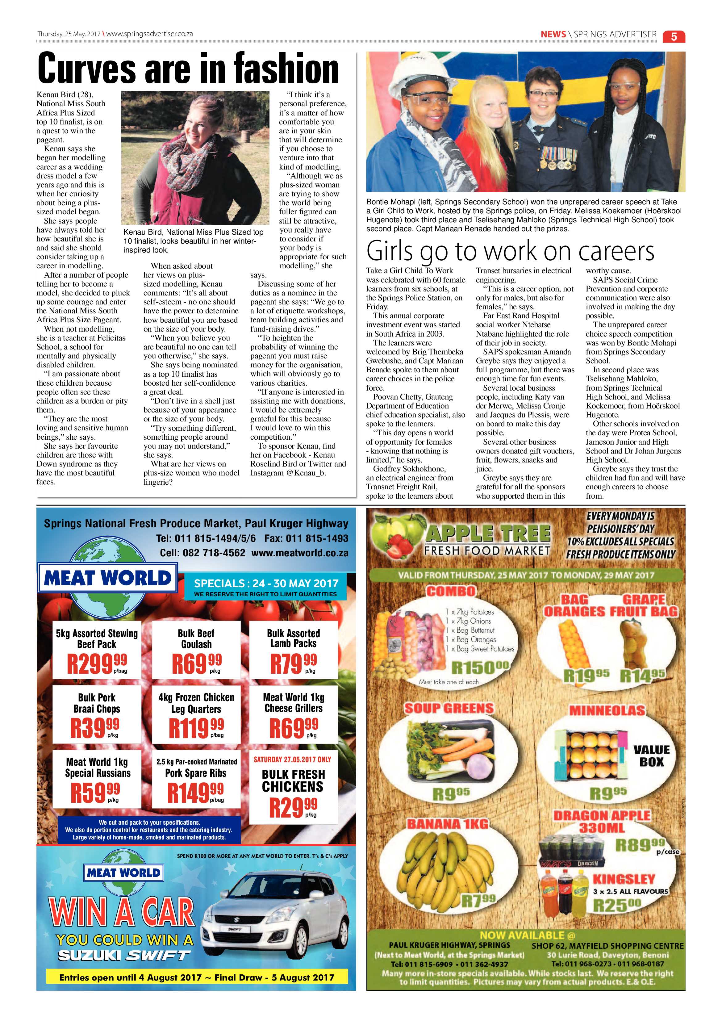 Springs Advertiser 25 May 2017 page 5