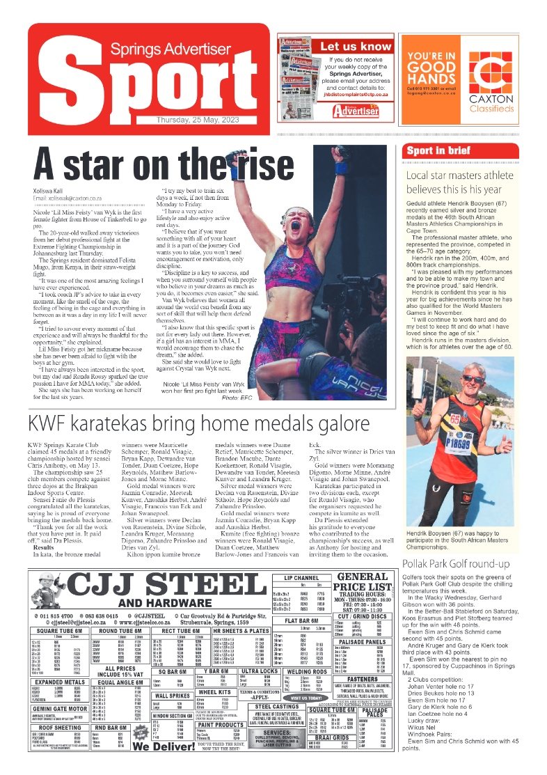 Springs Advertiser 25 May 2023 page 16
