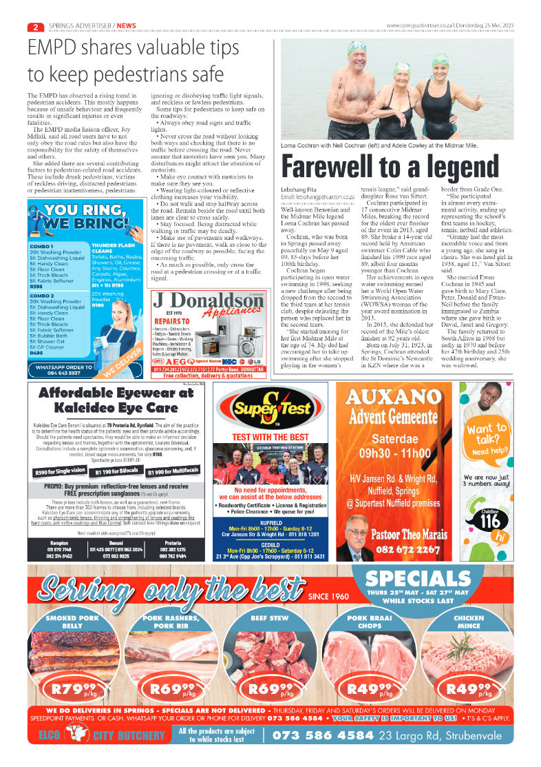 Springs Advertiser 25 May 2023 page 2