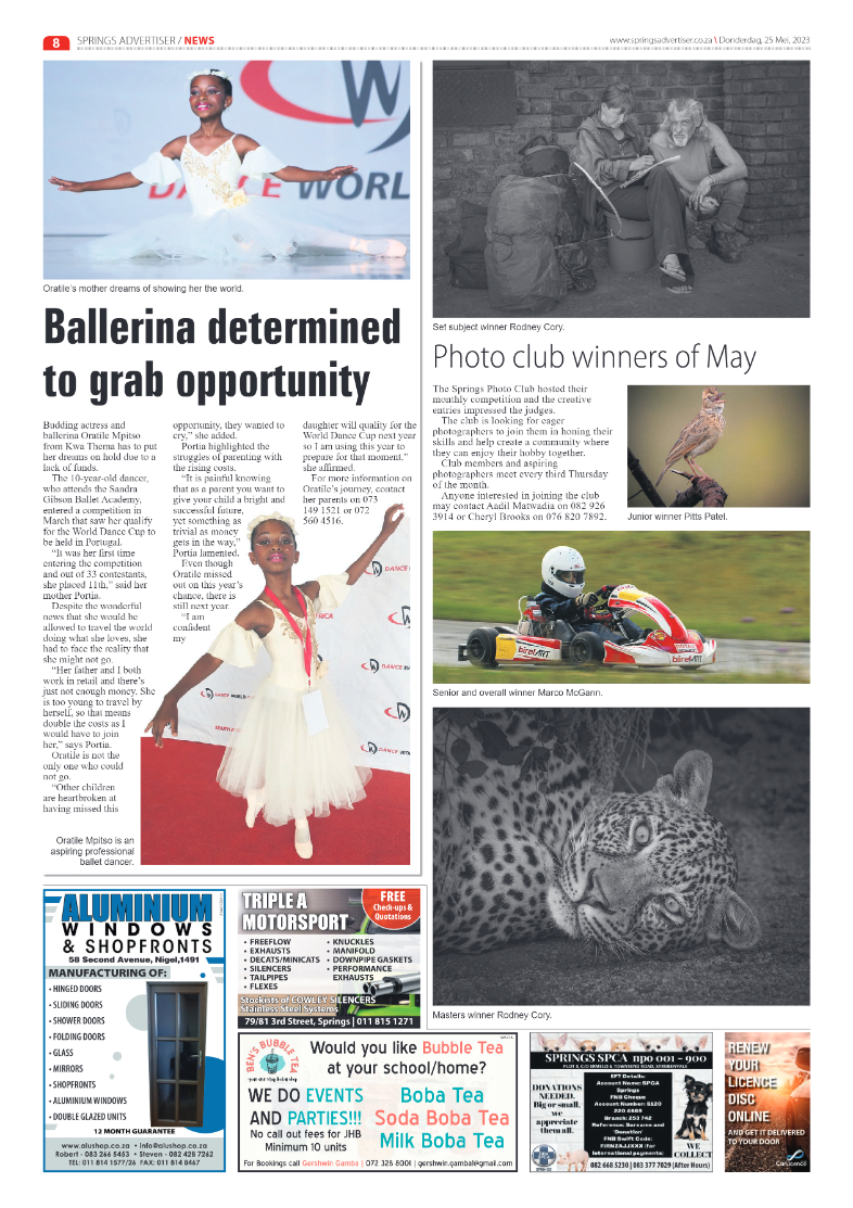 Springs Advertiser 25 May 2023 page 8