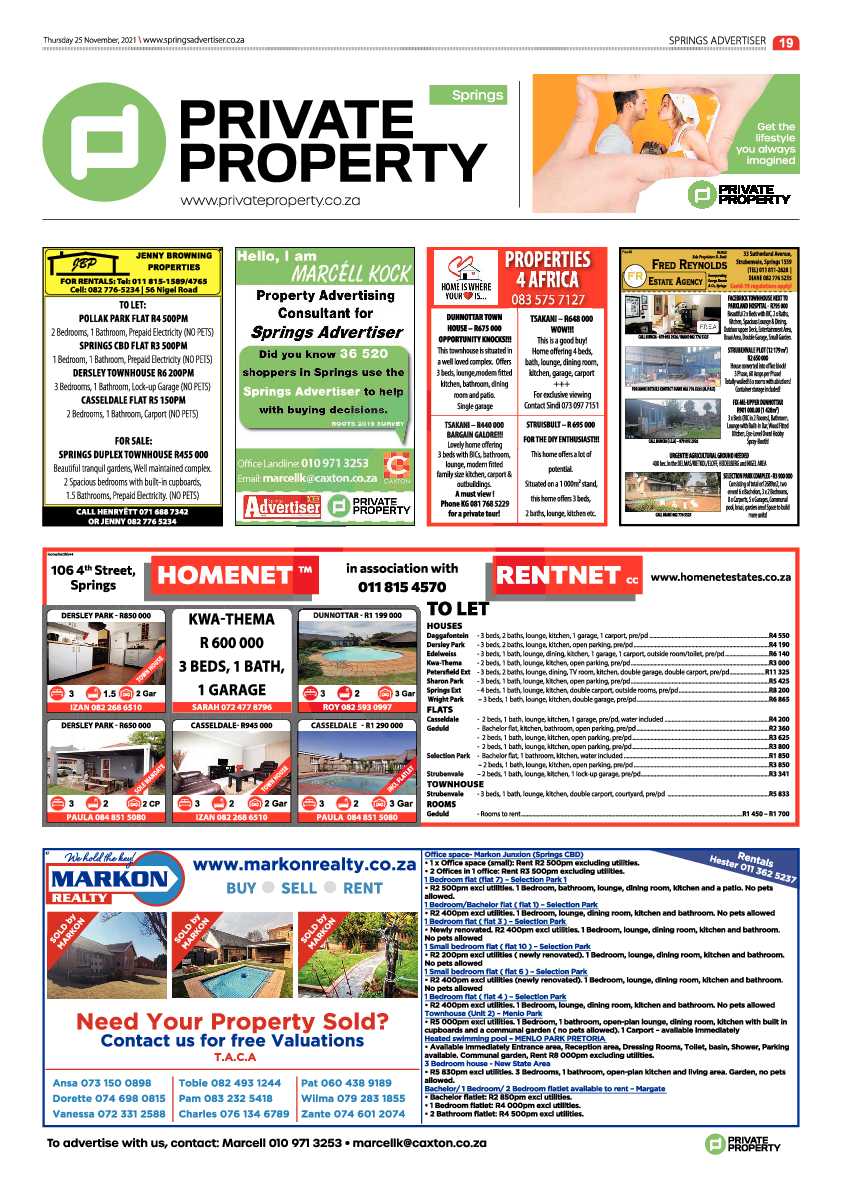 Springs Advertiser 25 November 2021 page 21