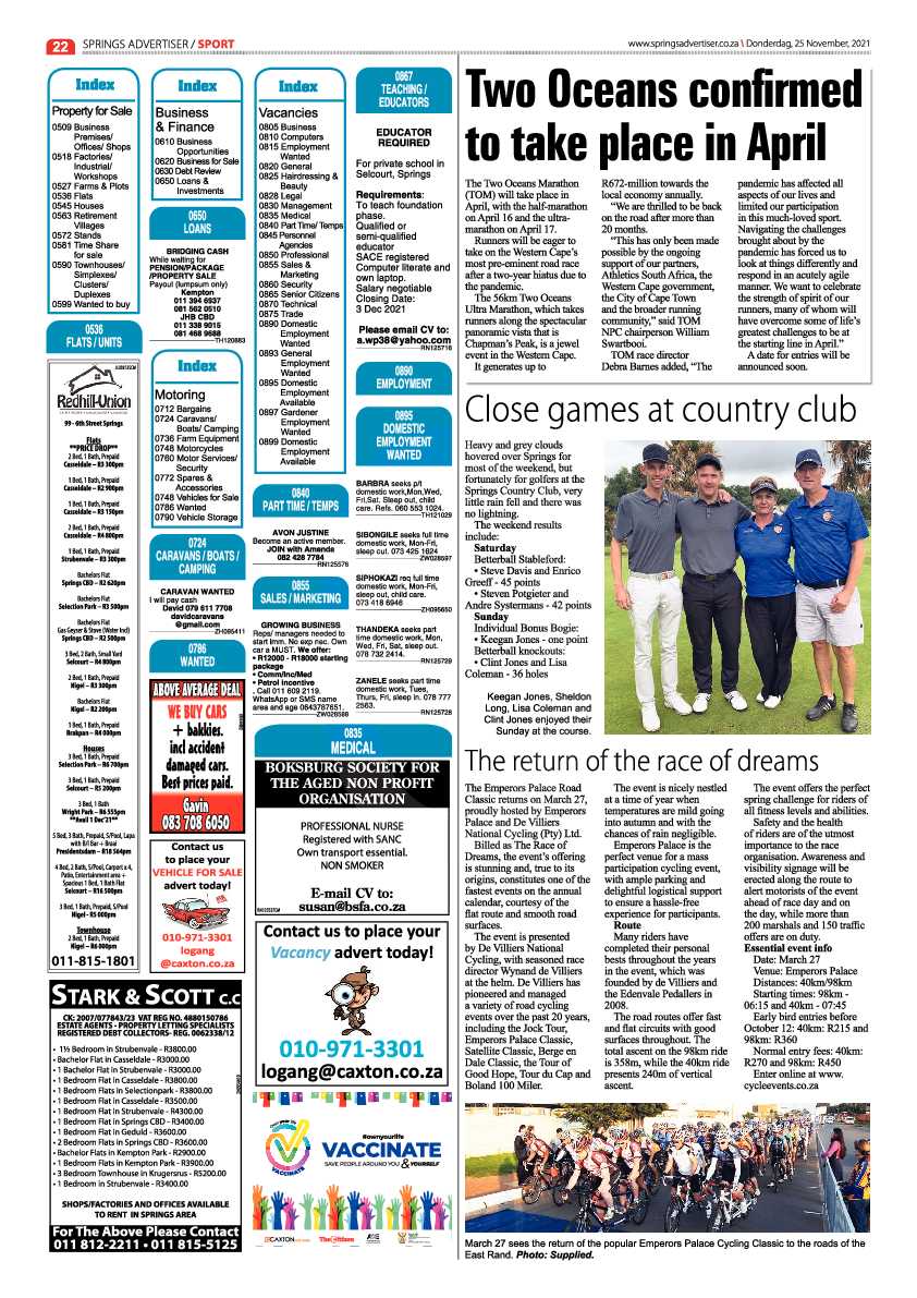Springs Advertiser 25 November 2021 page 24
