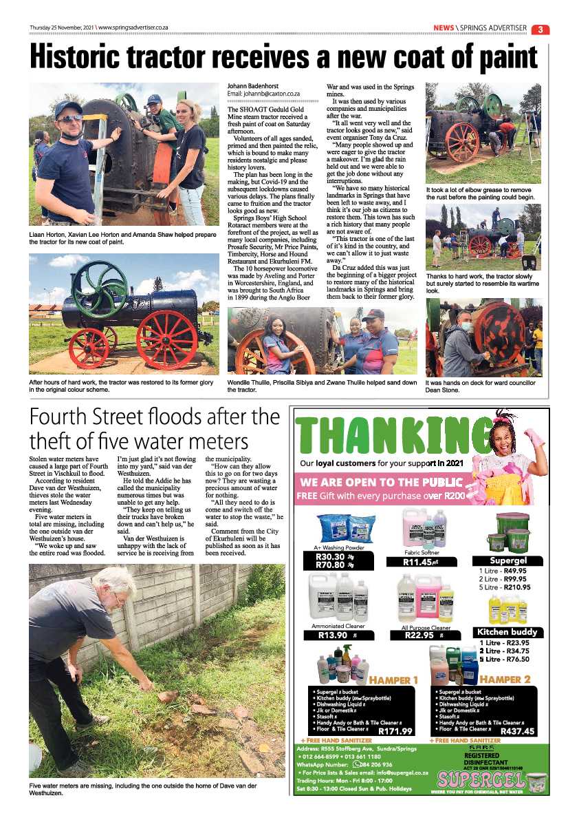 Springs Advertiser 25 November 2021 page 5