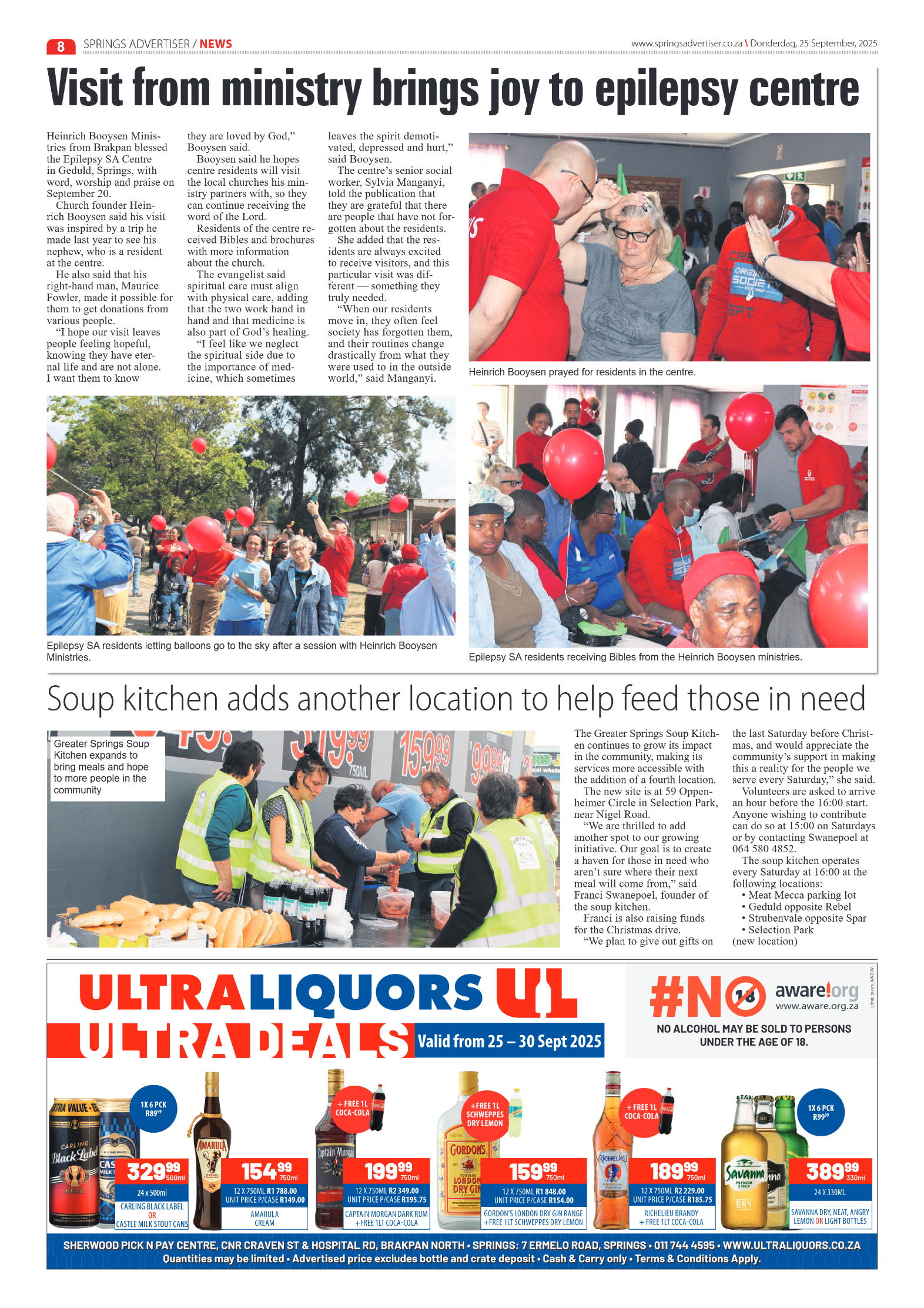 Springs Advertiser 25 September 2025 page 8