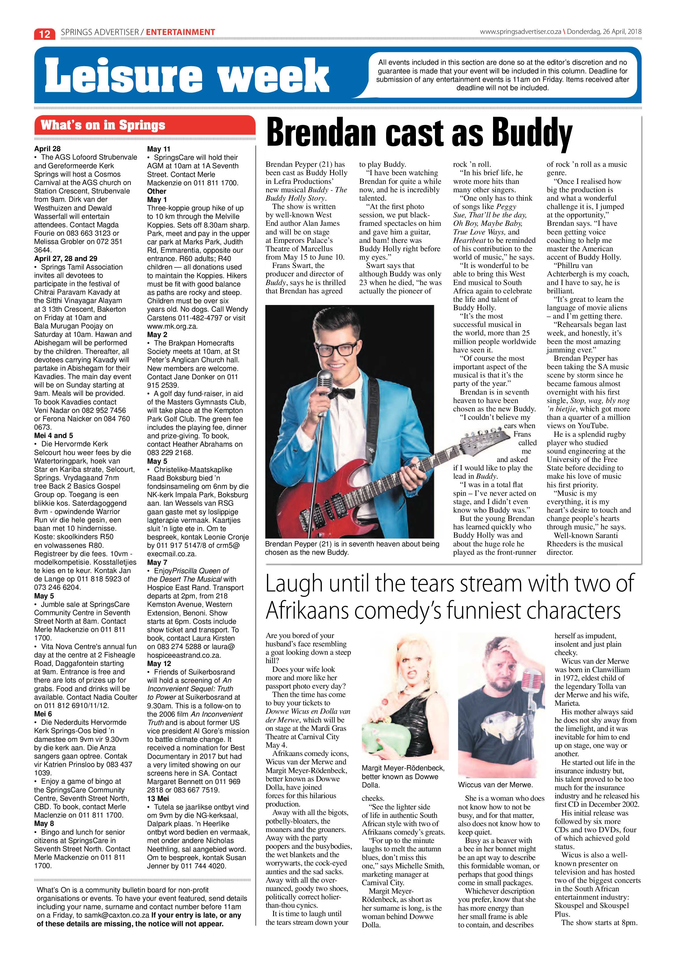 Springs Advertiser 26 April 2018 page 14