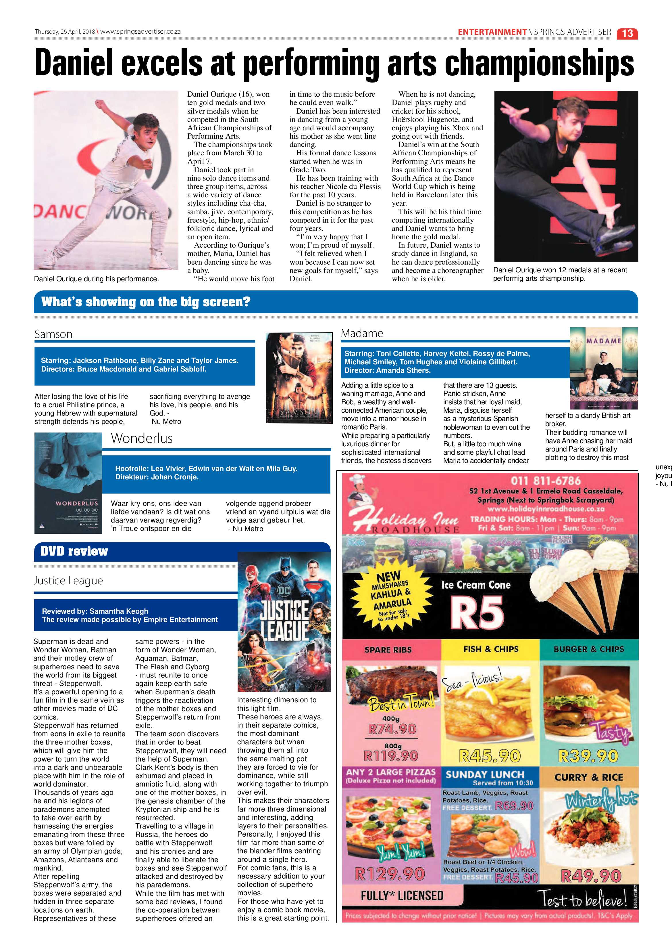 Springs Advertiser 26 April 2018 page 15
