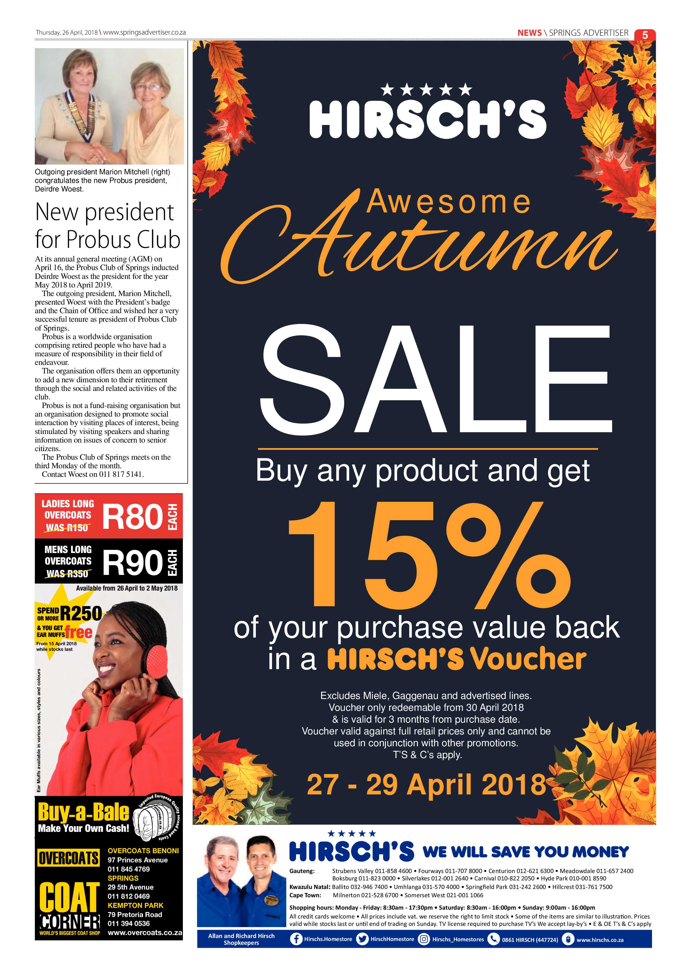 Springs Advertiser 26 April 2018 page 7