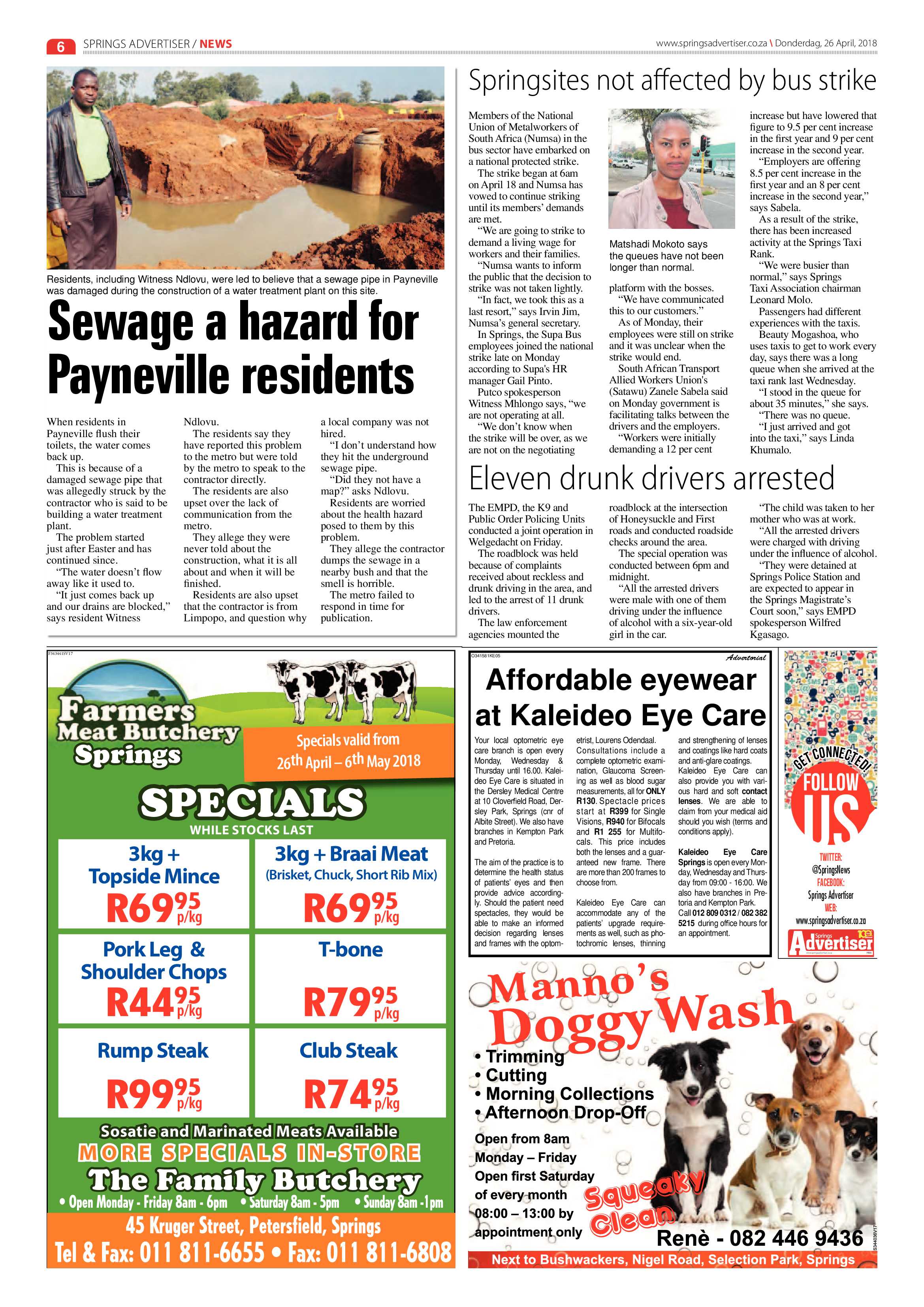 Springs Advertiser 26 April 2018 page 8
