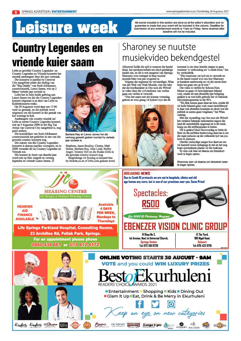 Springs Advertiser 26 August 2021 page 6