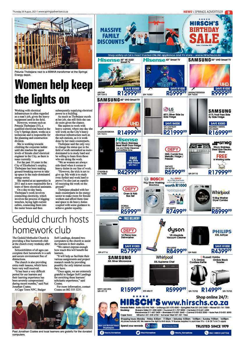 Springs Advertiser 26 August 2021 page 9