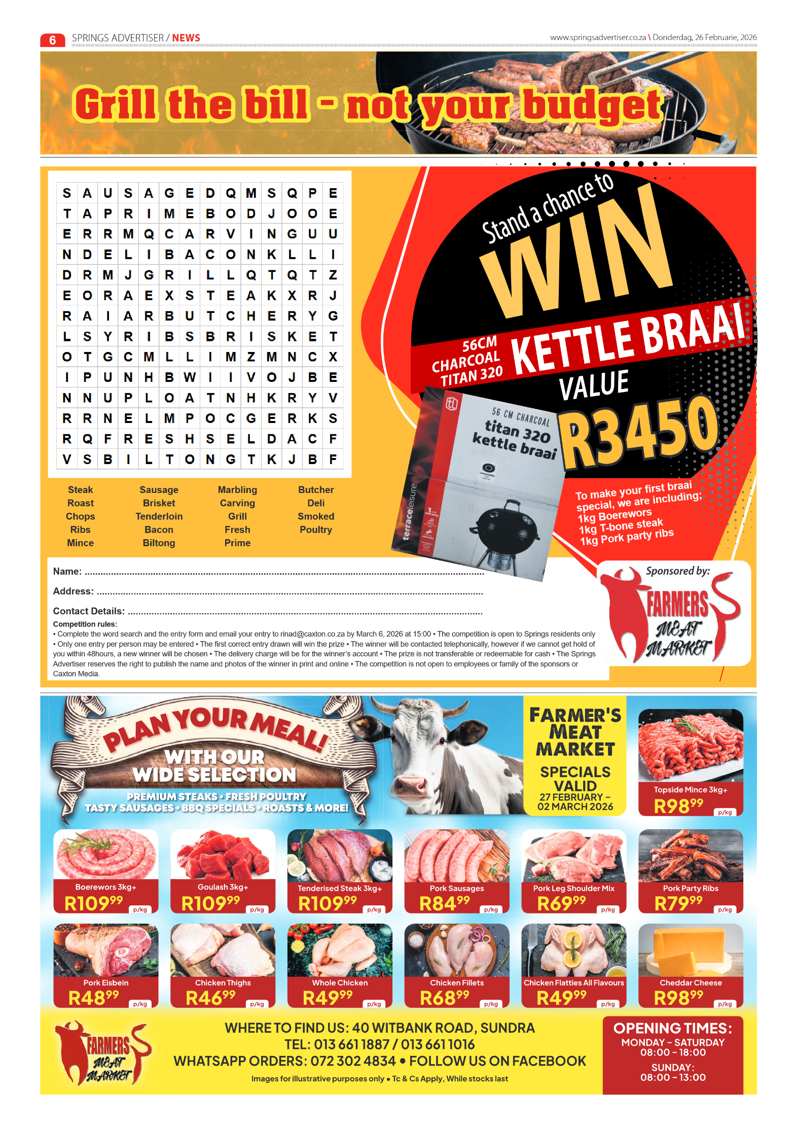 Springs Advertiser 26 February 2026 page 6