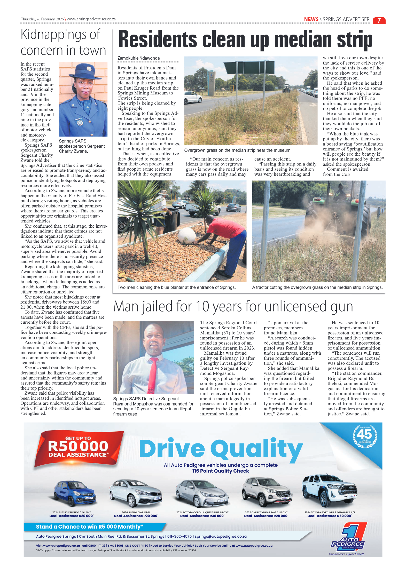 Springs Advertiser 26 February 2026 page 7