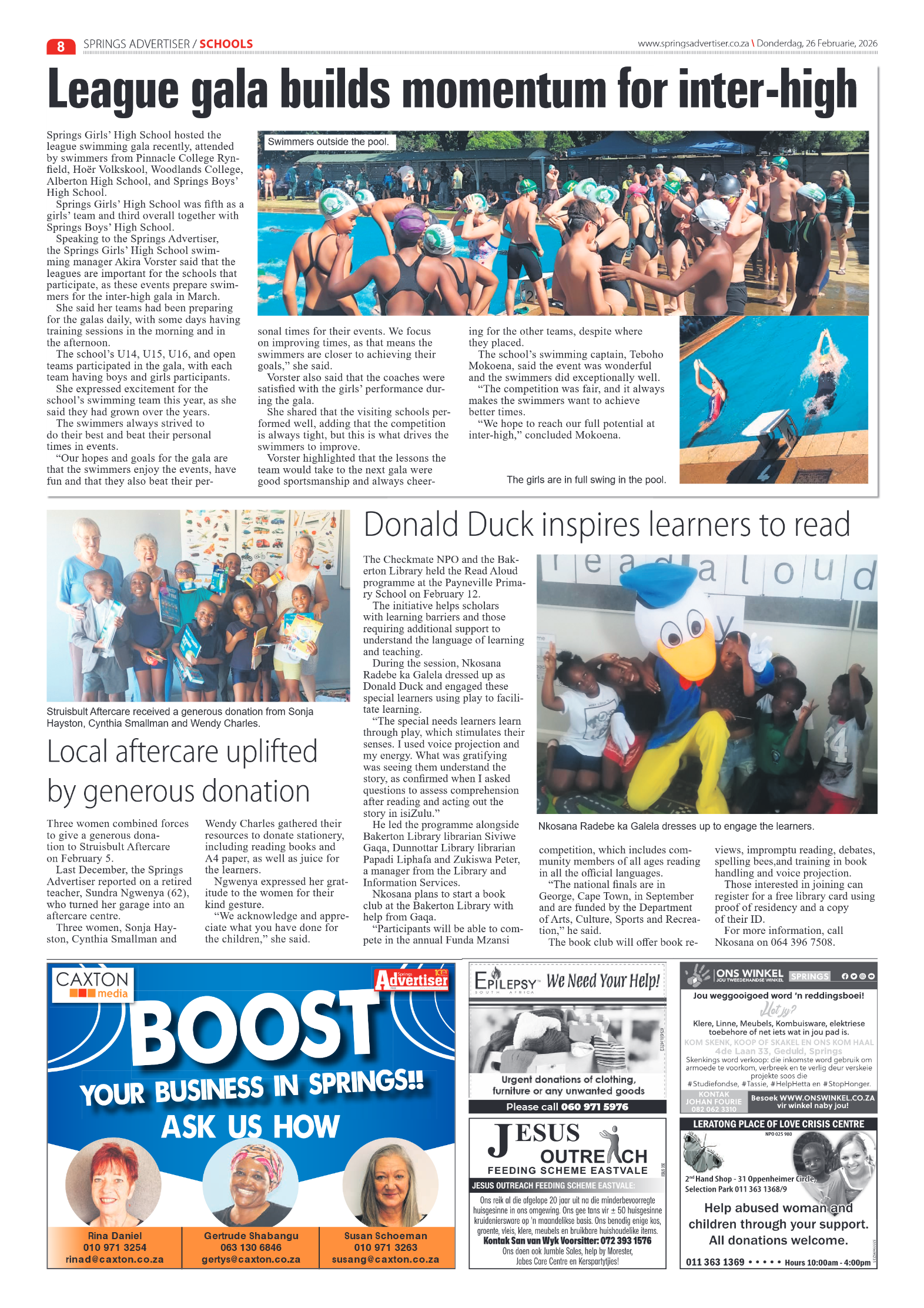 Springs Advertiser 26 February 2026 page 8