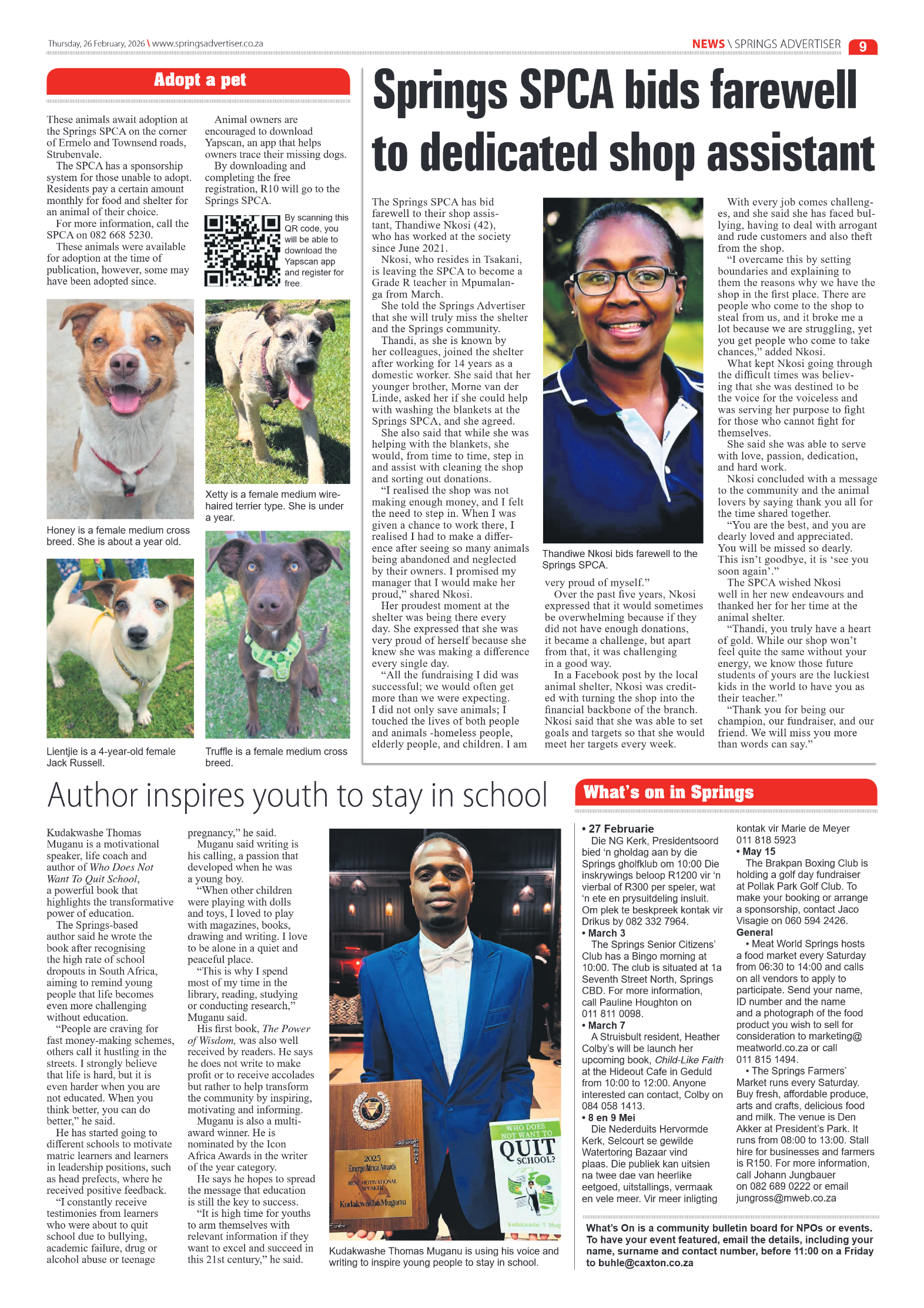 Springs Advertiser 26 February 2026 page 9