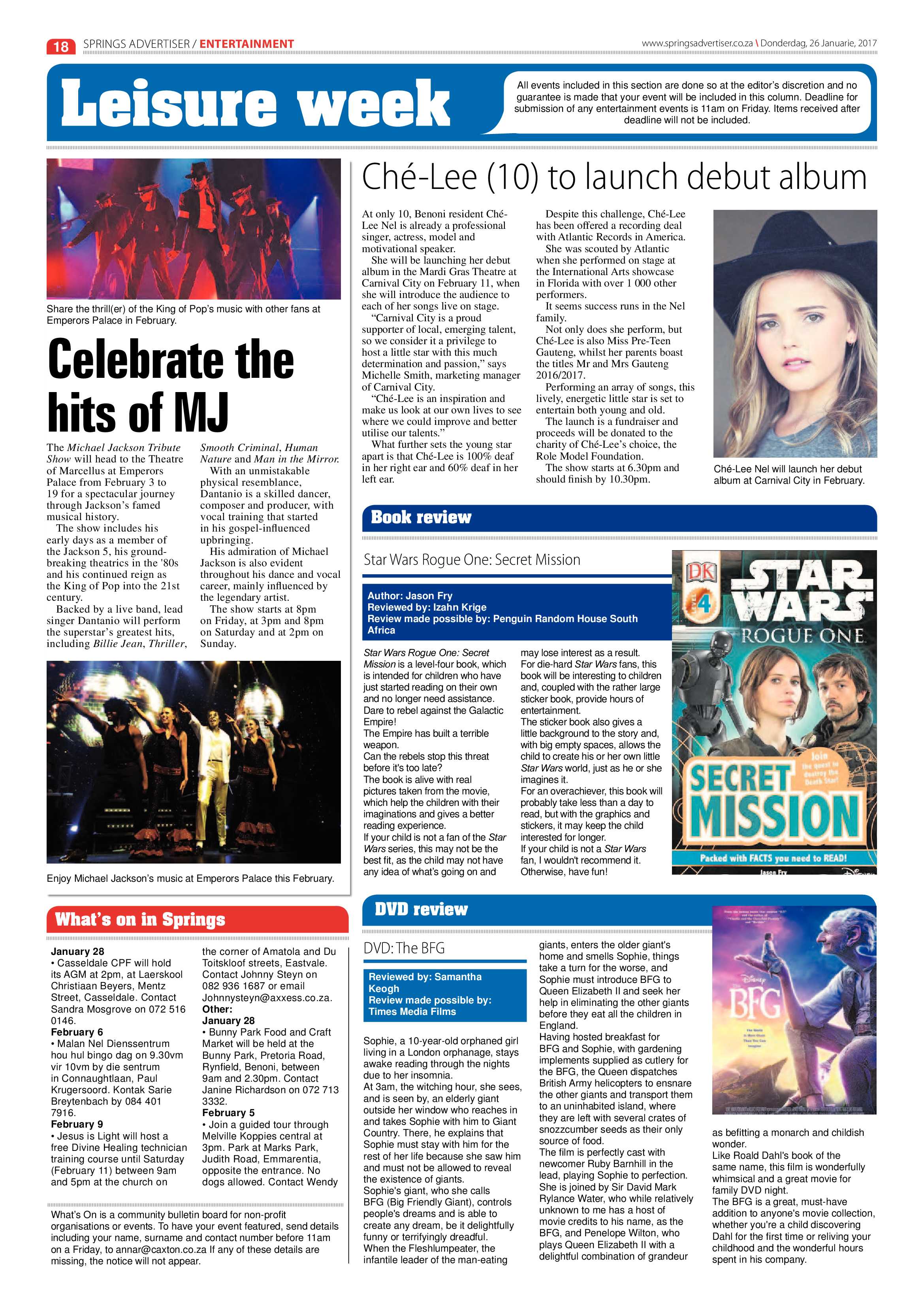 Springs Advertiser 26 January 2017 page 18