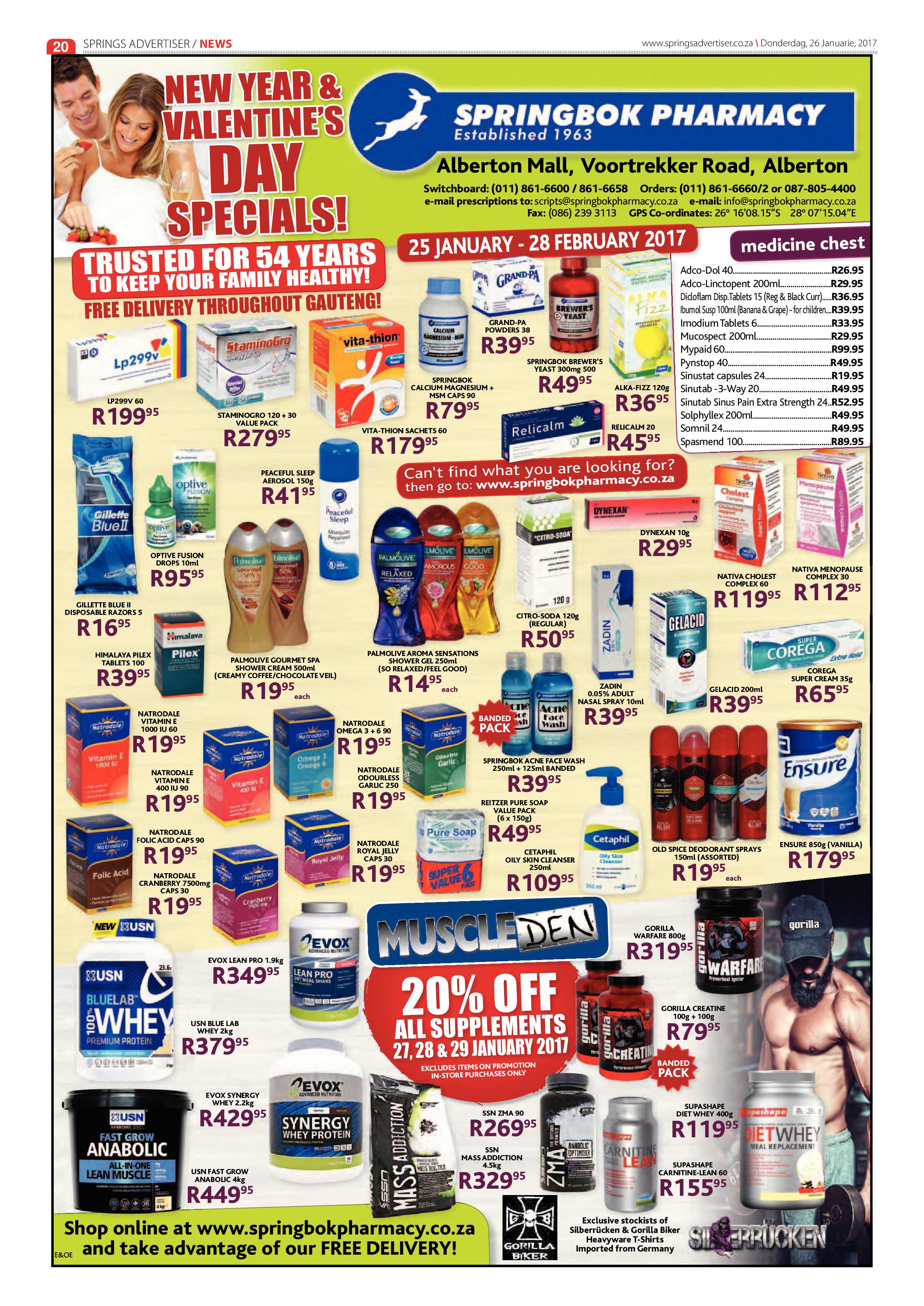 Springs Advertiser 26 January 2017 page 20