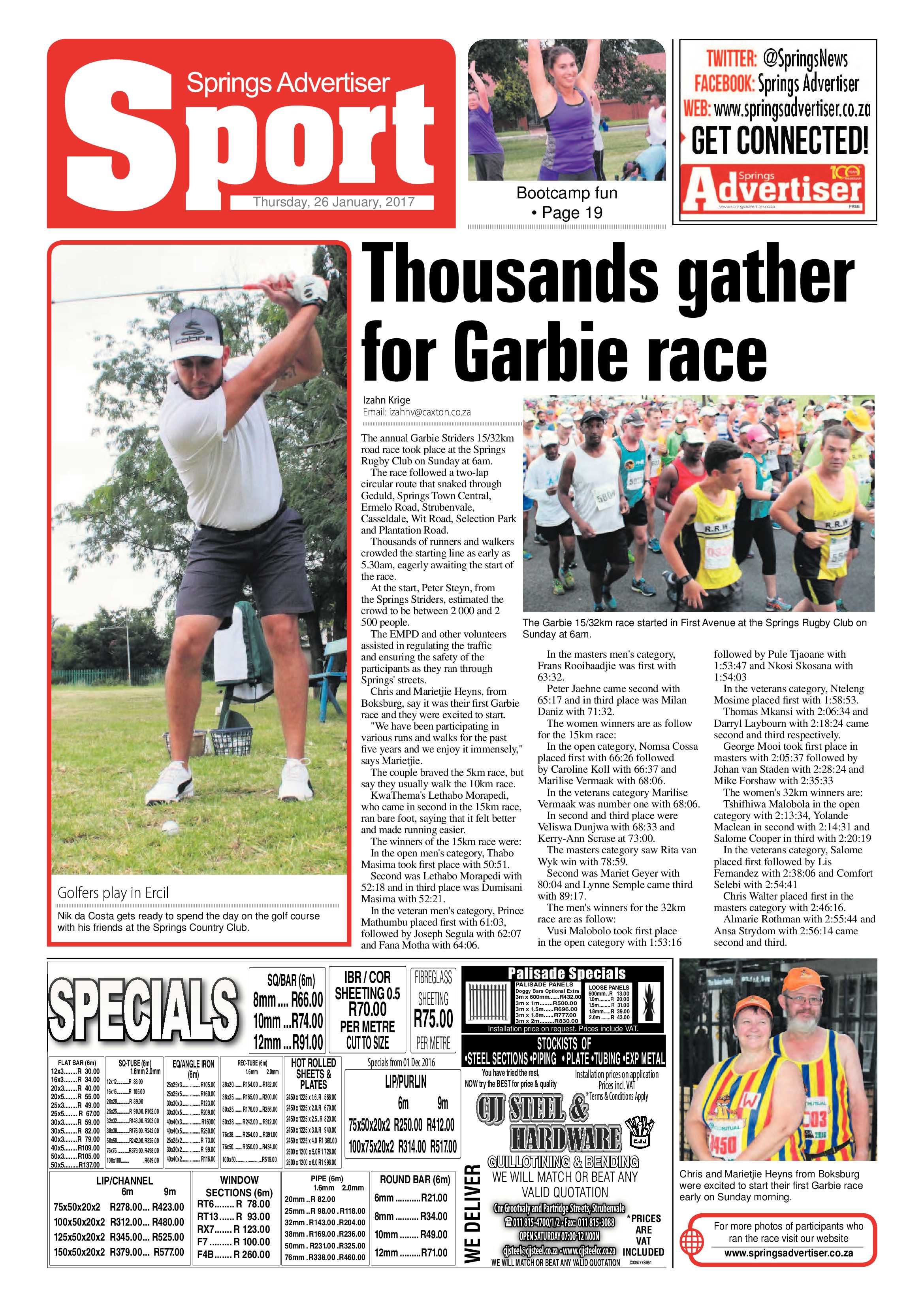 Springs Advertiser 26 January 2017 page 32