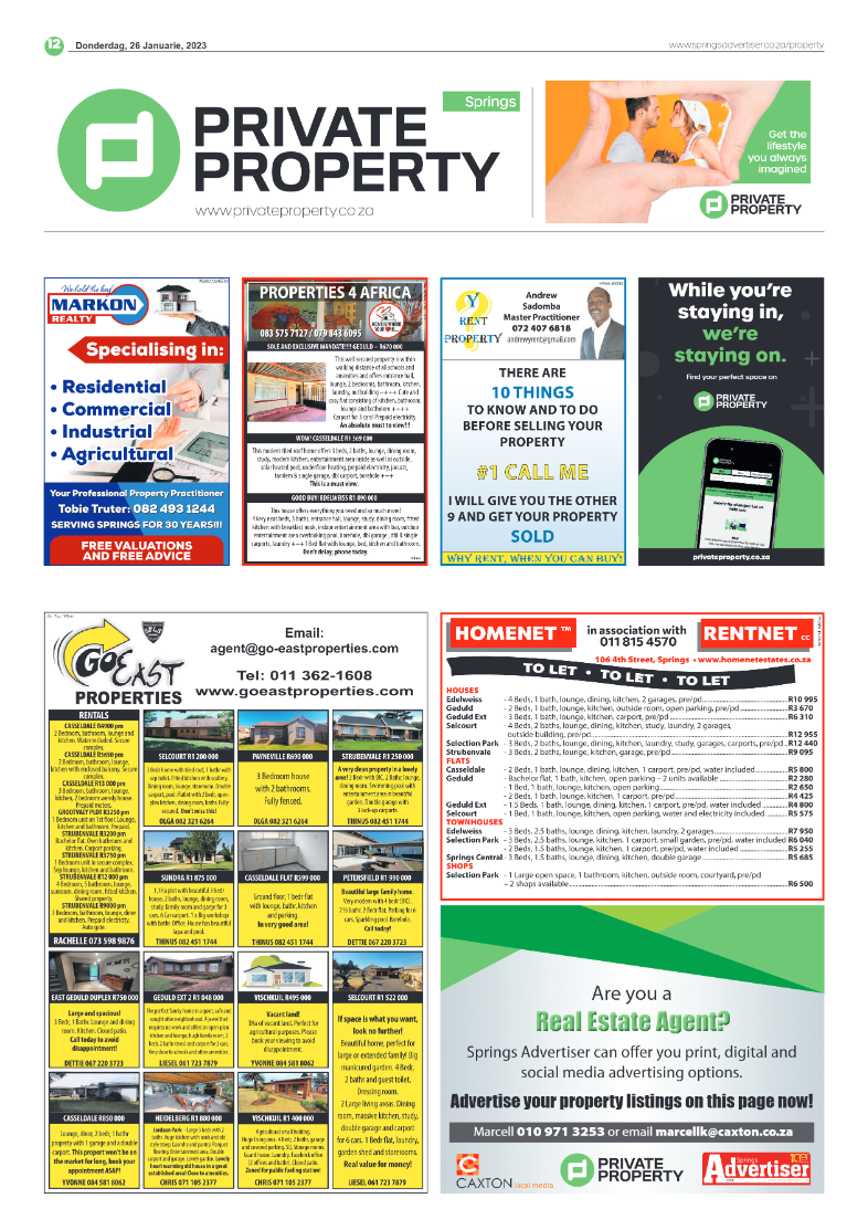 Springs Advertiser 26 January 2023 page 14