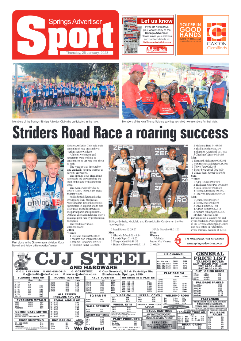 Springs Advertiser 26 January 2023 page 18