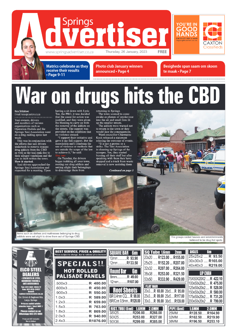 Springs Advertiser 26 January 2023 page 3