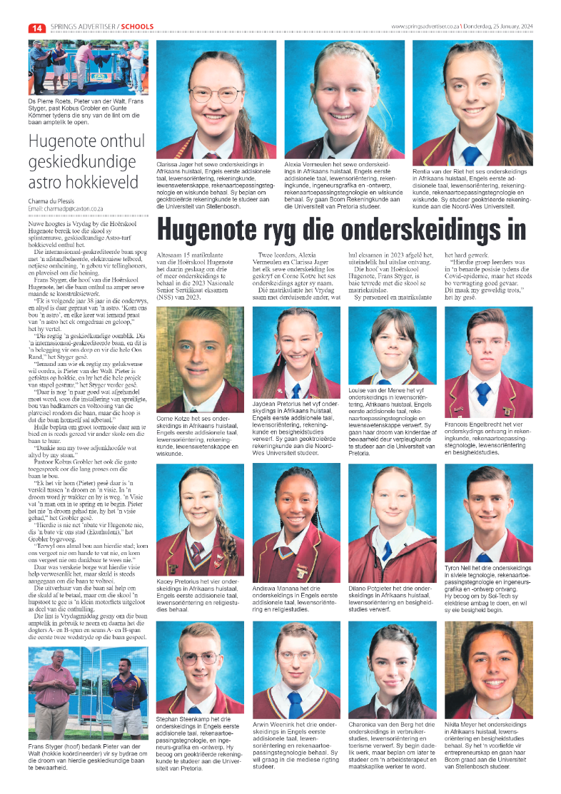Springs Advertiser 26 January 2024 page 14
