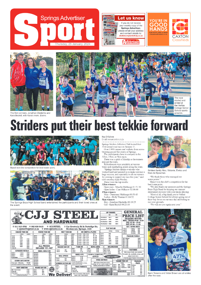 Springs Advertiser 26 January 2024 page 16