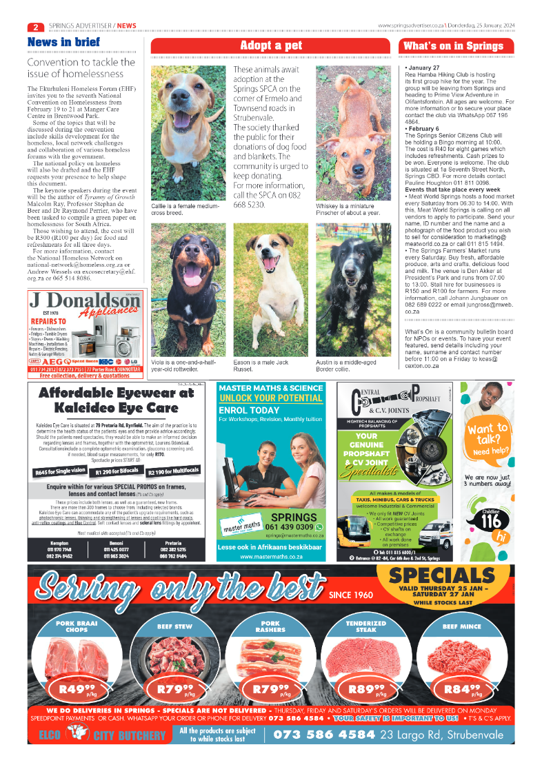Springs Advertiser 26 January 2024 page 2