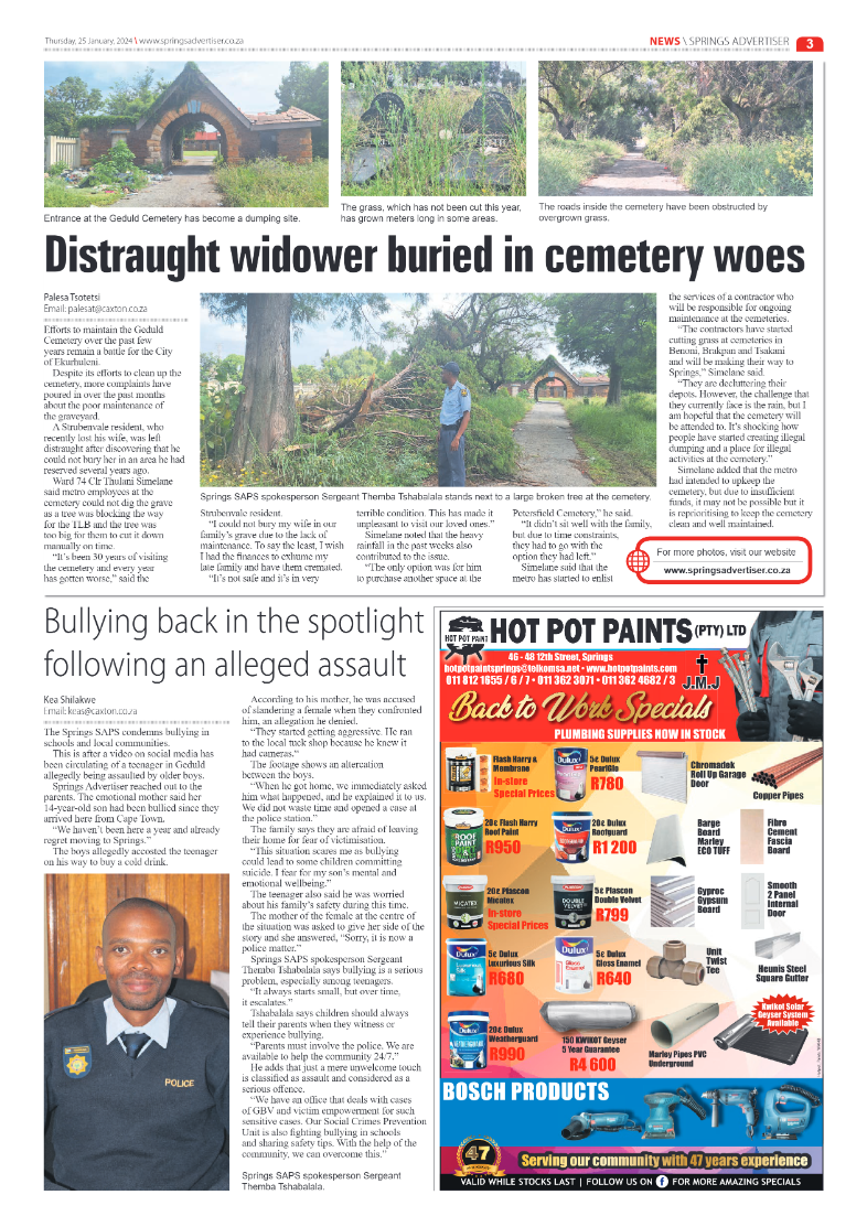 Springs Advertiser 26 January 2024 page 3