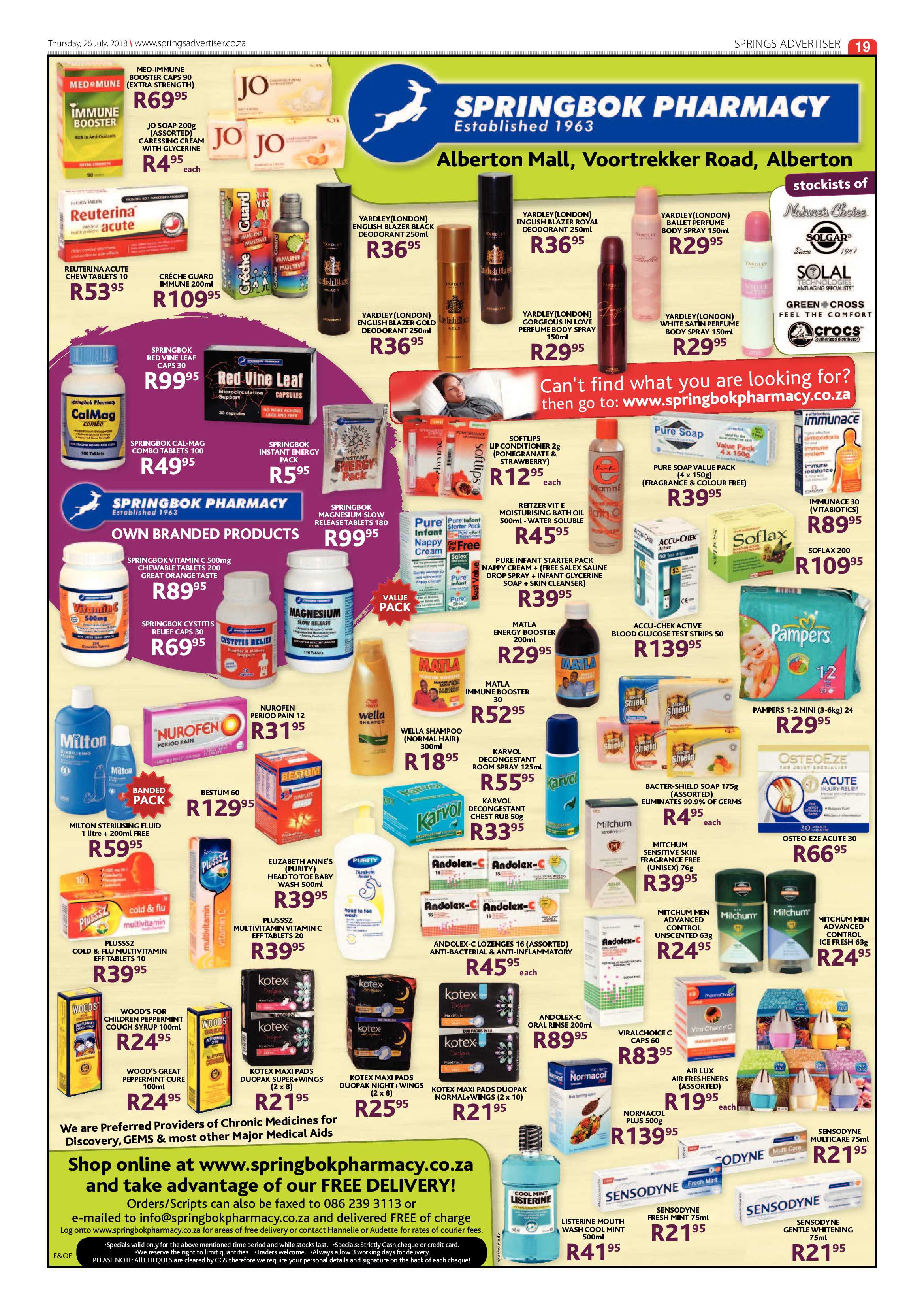 Springs Advertiser 26 July 2018 page 19