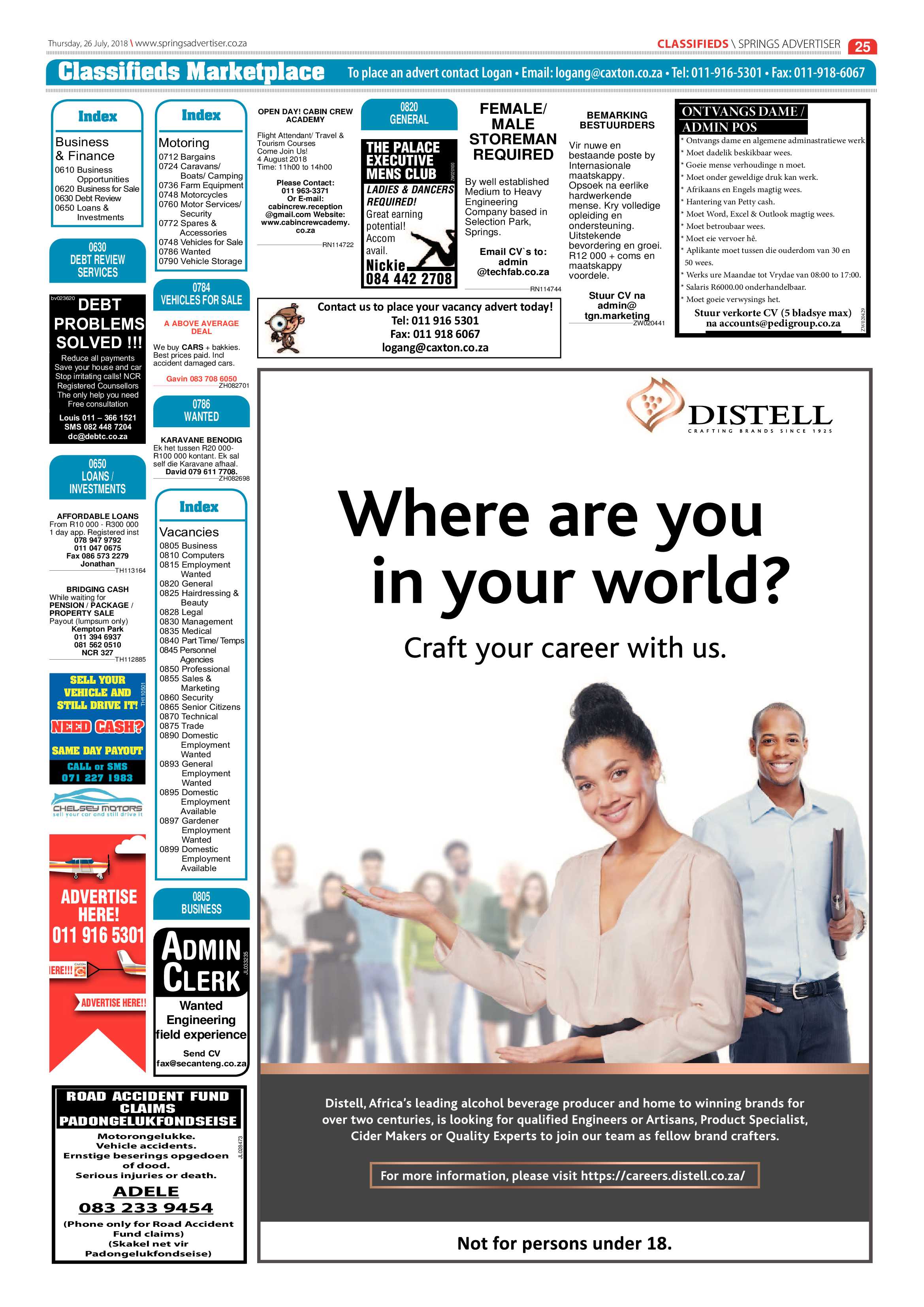Springs Advertiser 26 July 2018 page 25