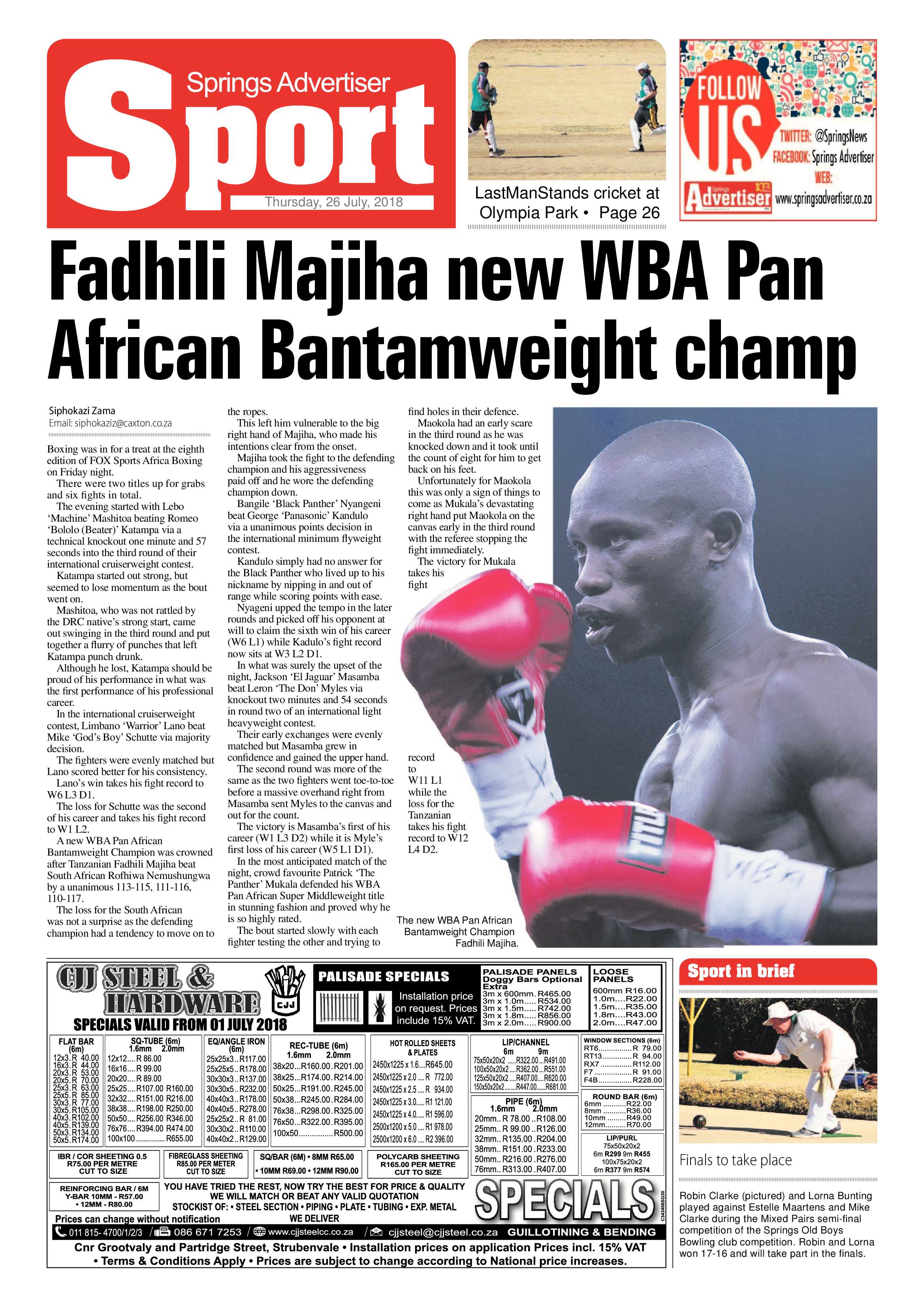 Springs Advertiser 26 July 2018 page 28