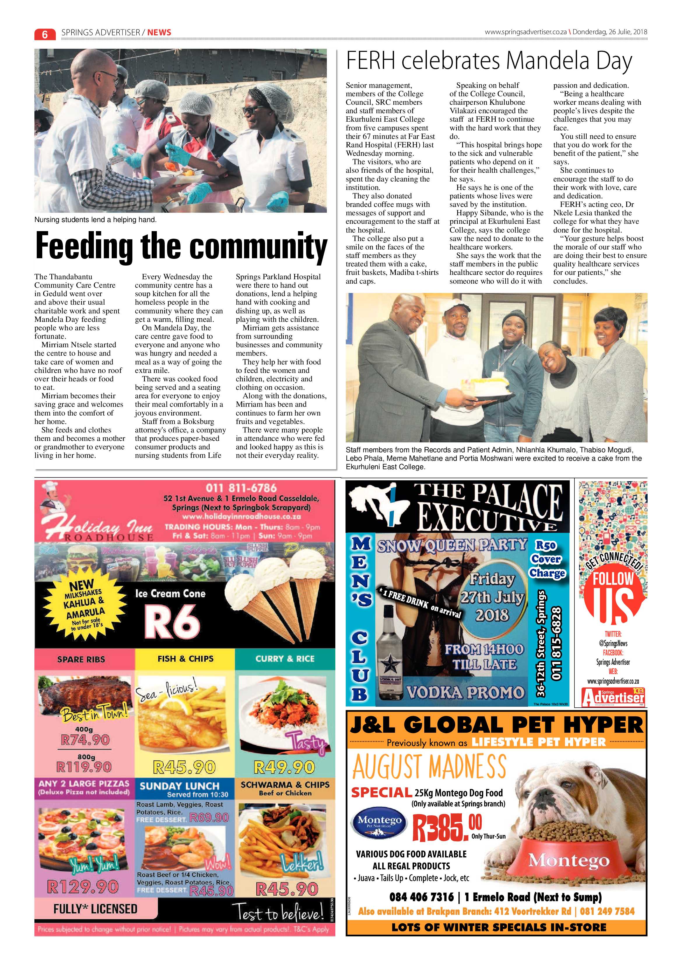 Springs Advertiser 26 July 2018 page 6