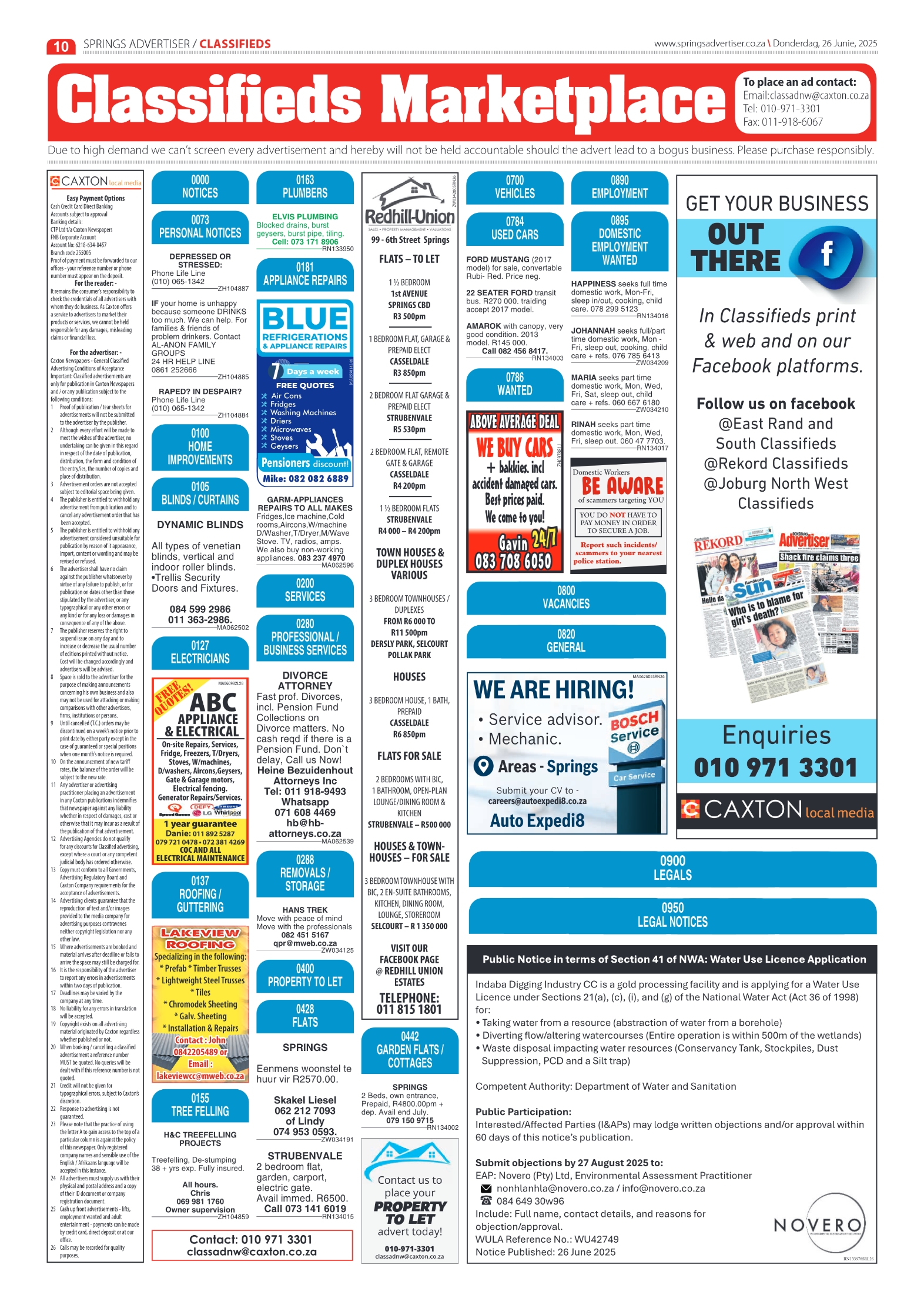 Springs Advertiser 26 June 2025 page 10