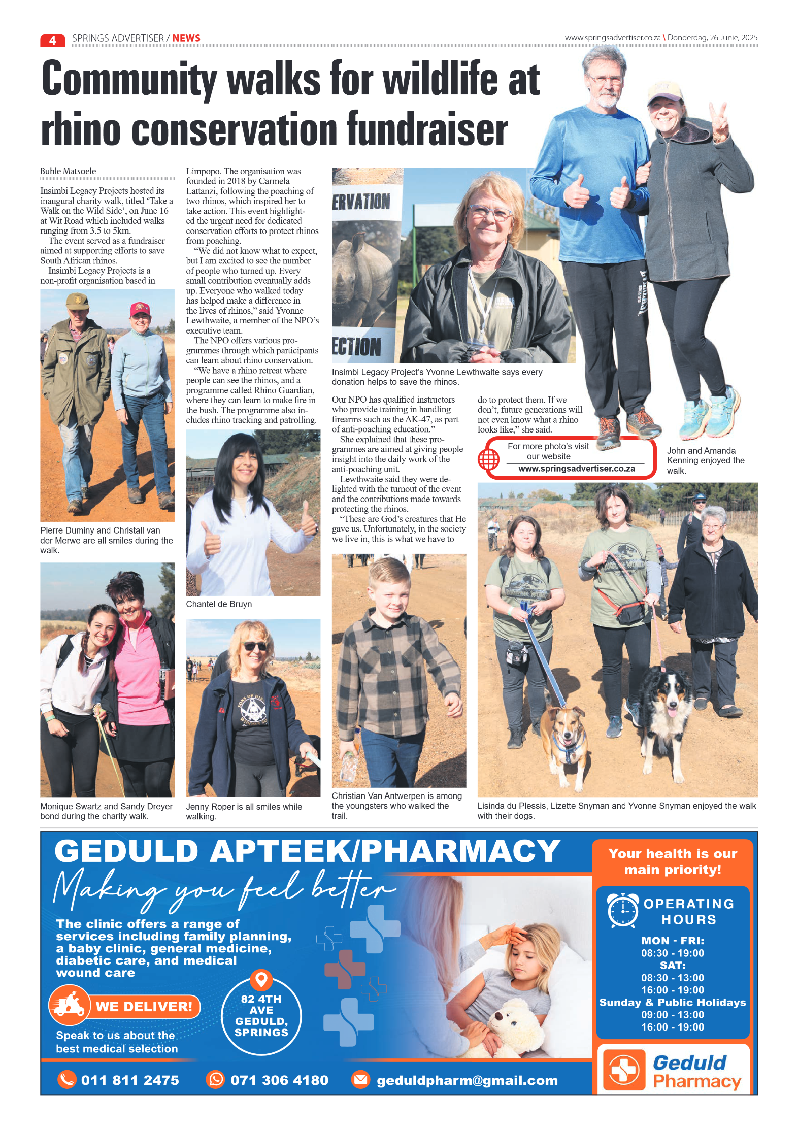 Springs Advertiser 26 June 2025 page 4