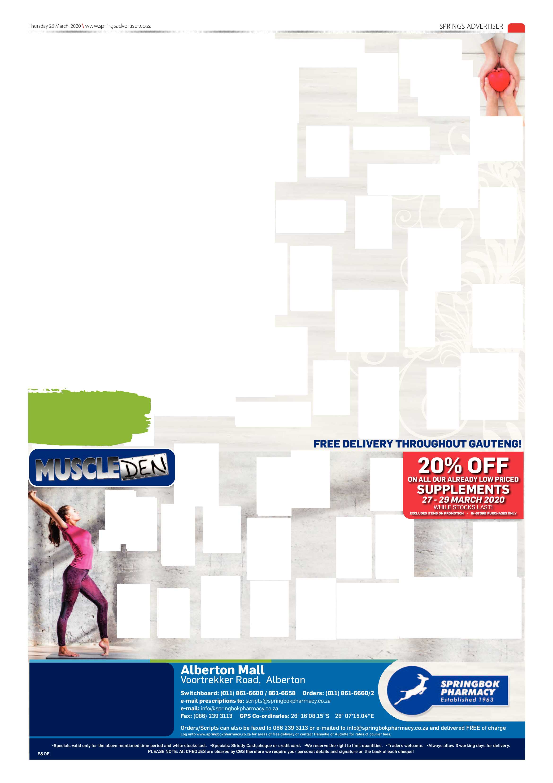 Springs Advertiser 26 March 2020 page 17