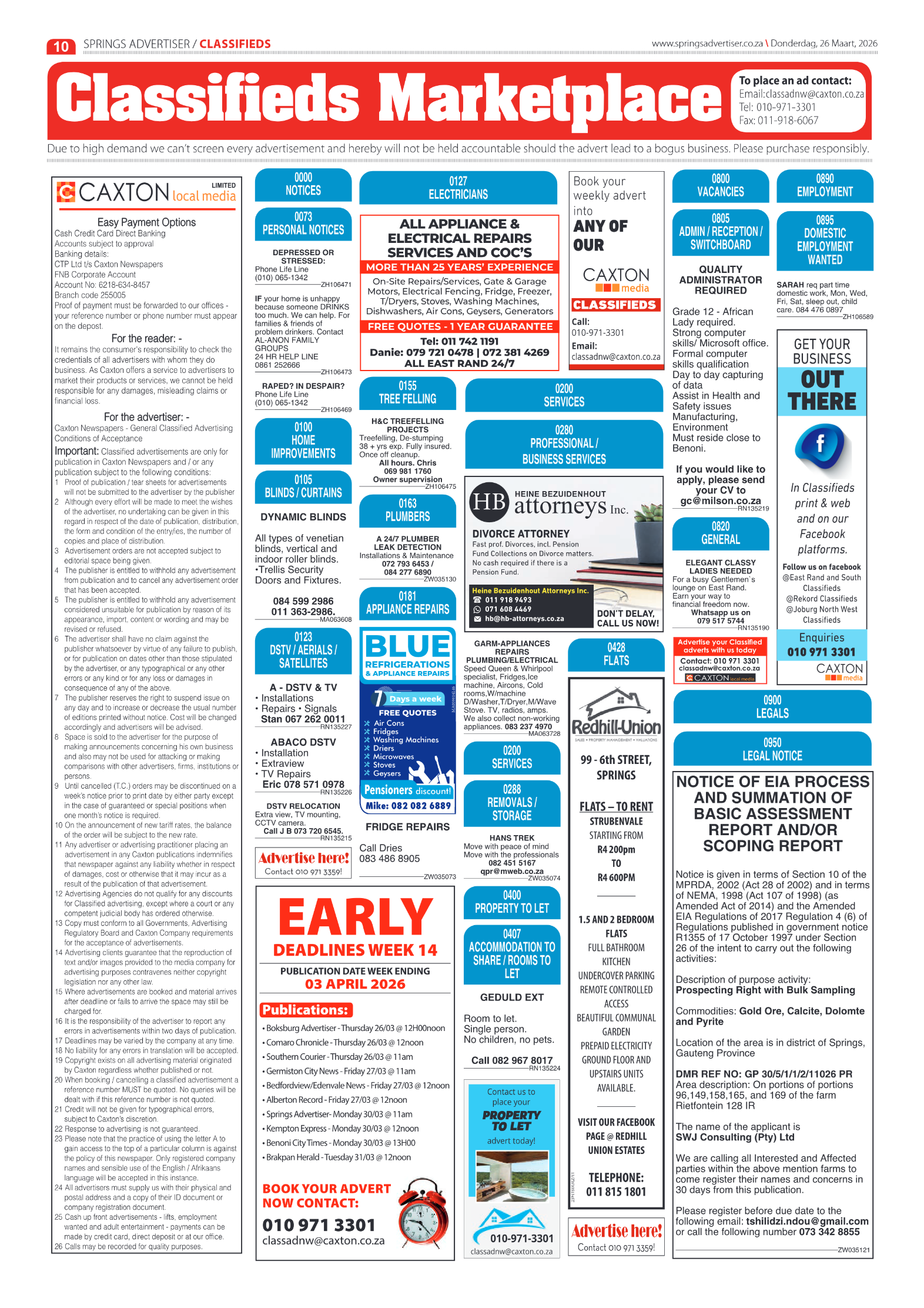 Springs Advertiser 26 March 2026 page 10