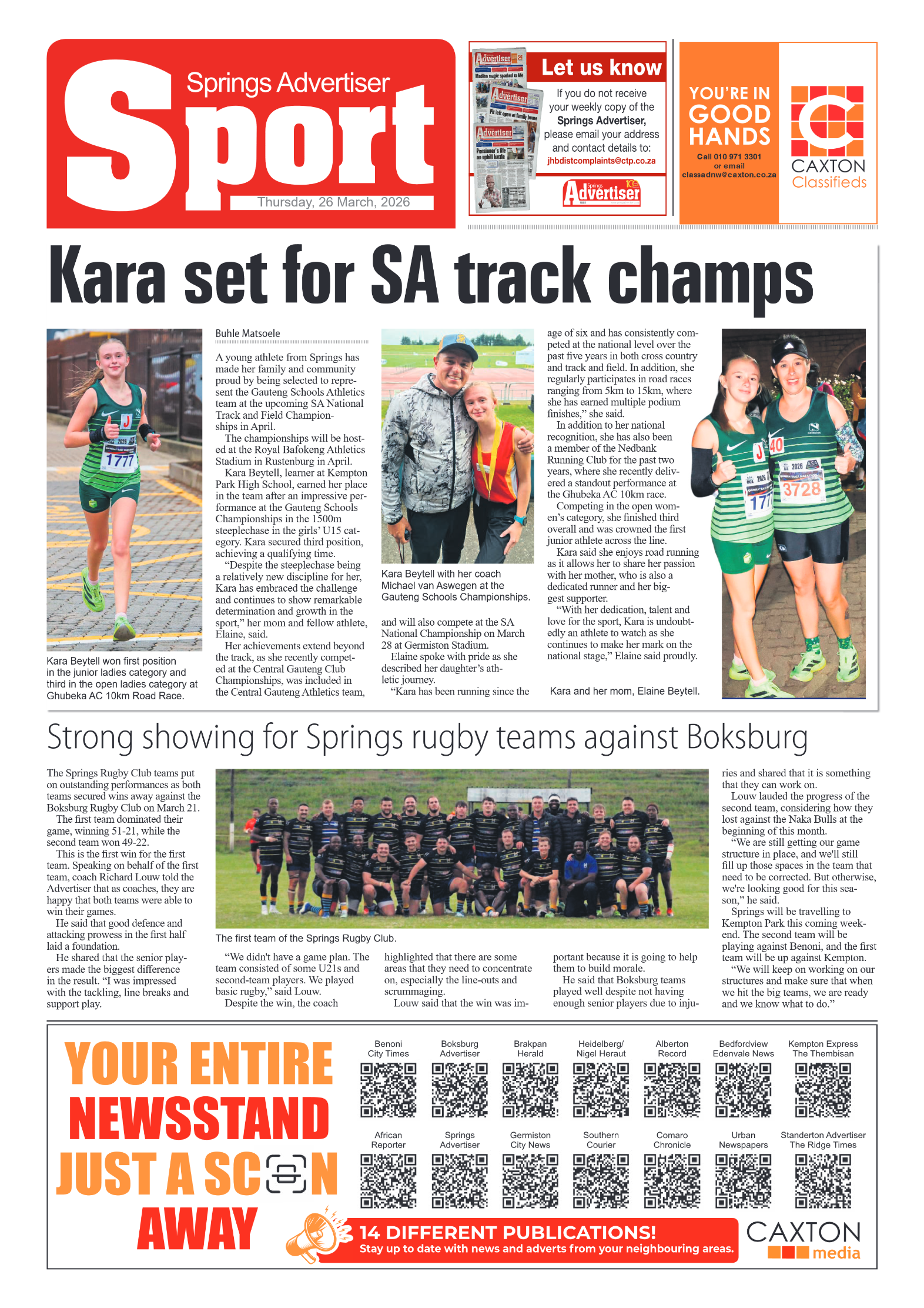 Springs Advertiser 26 March 2026 page 12