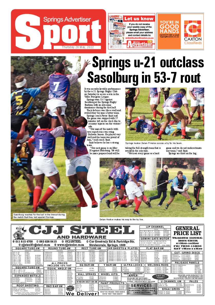 Springs Advertiser 26 May 2022 page 14