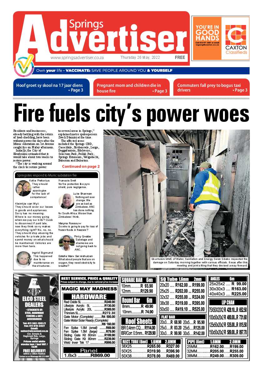 Springs Advertiser 26 May 2022 page 3