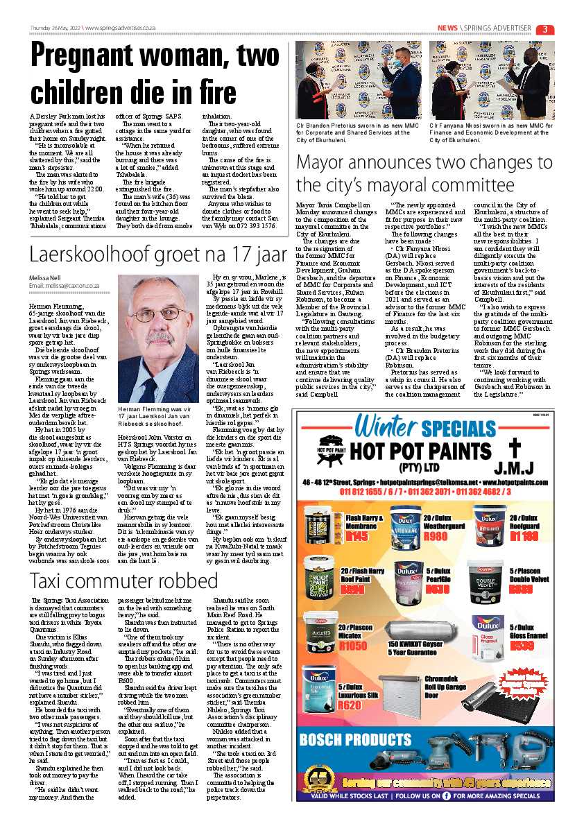Springs Advertiser 26 May 2022 page 5