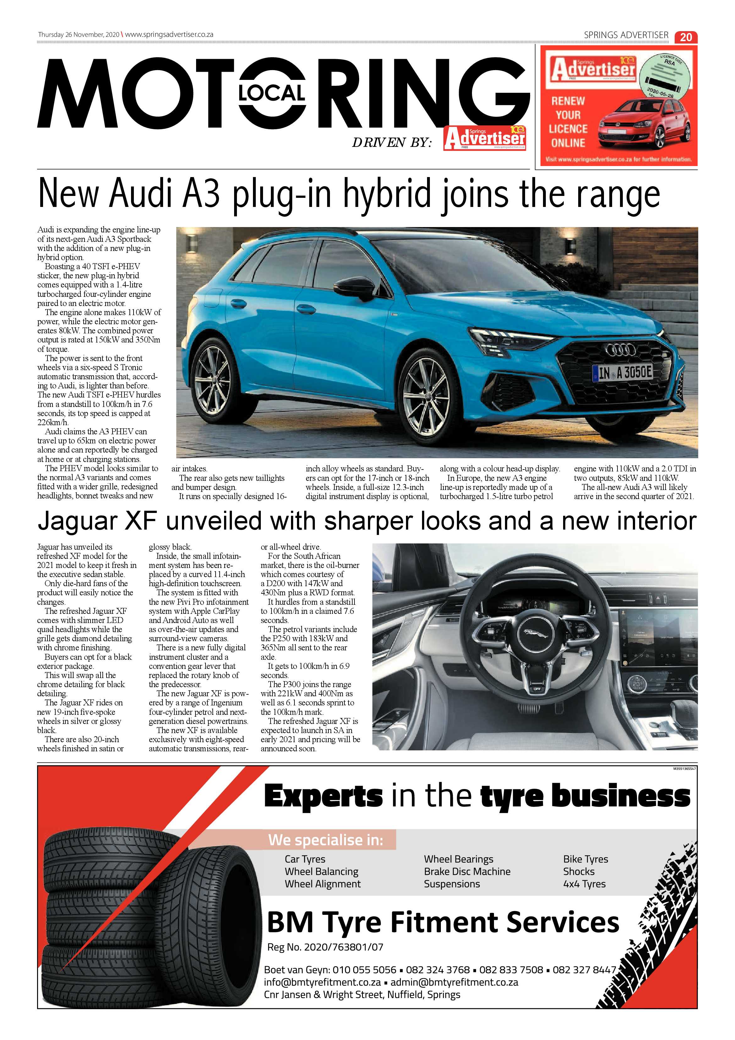 Springs Advertiser 26 November  2020 page 20