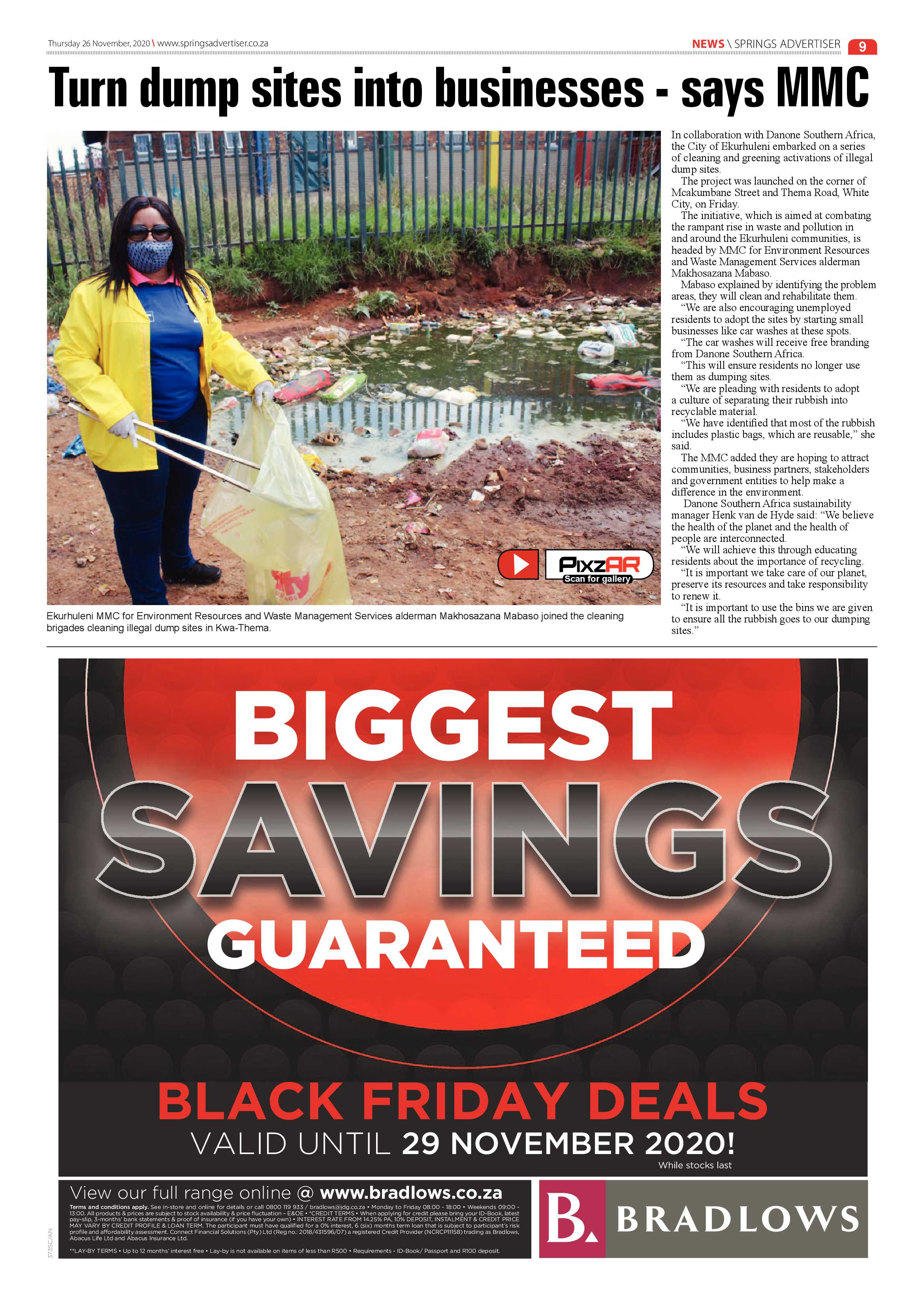 Springs Advertiser 26 November  2020 page 9