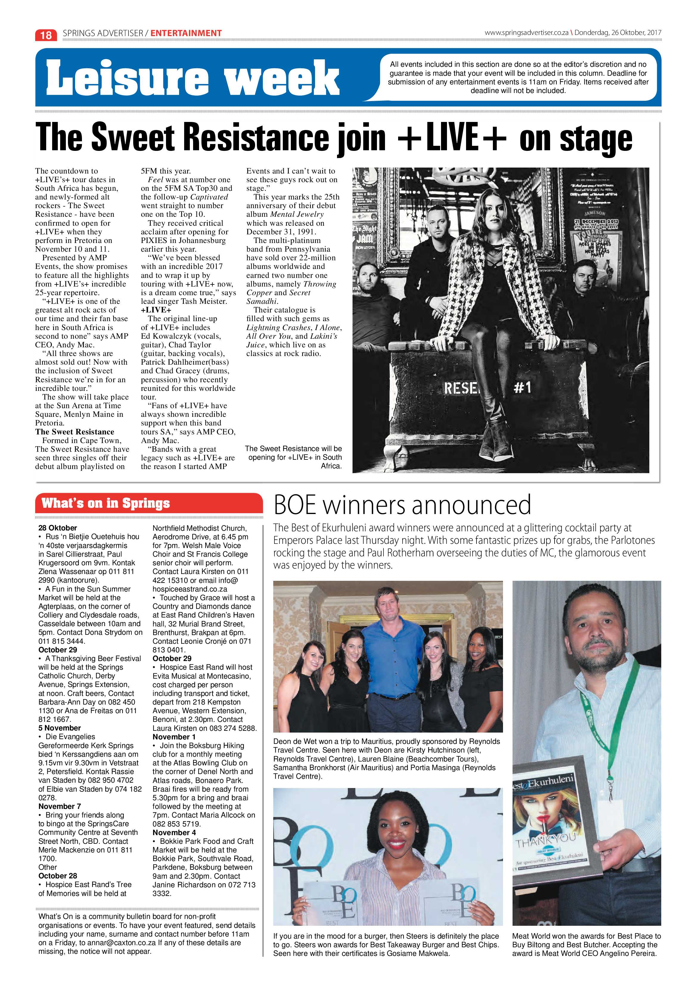 Springs Advertiser 26 October 2017 page 20